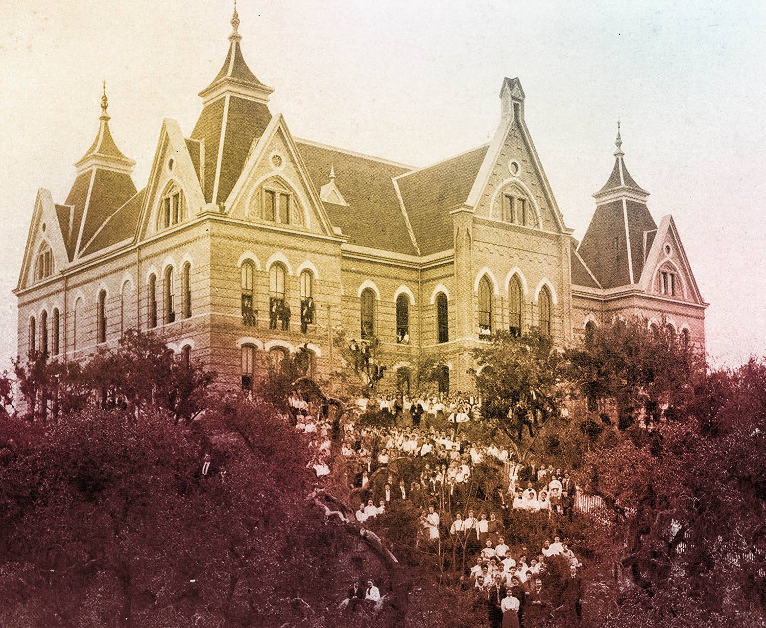 Vintage photo of Old Main