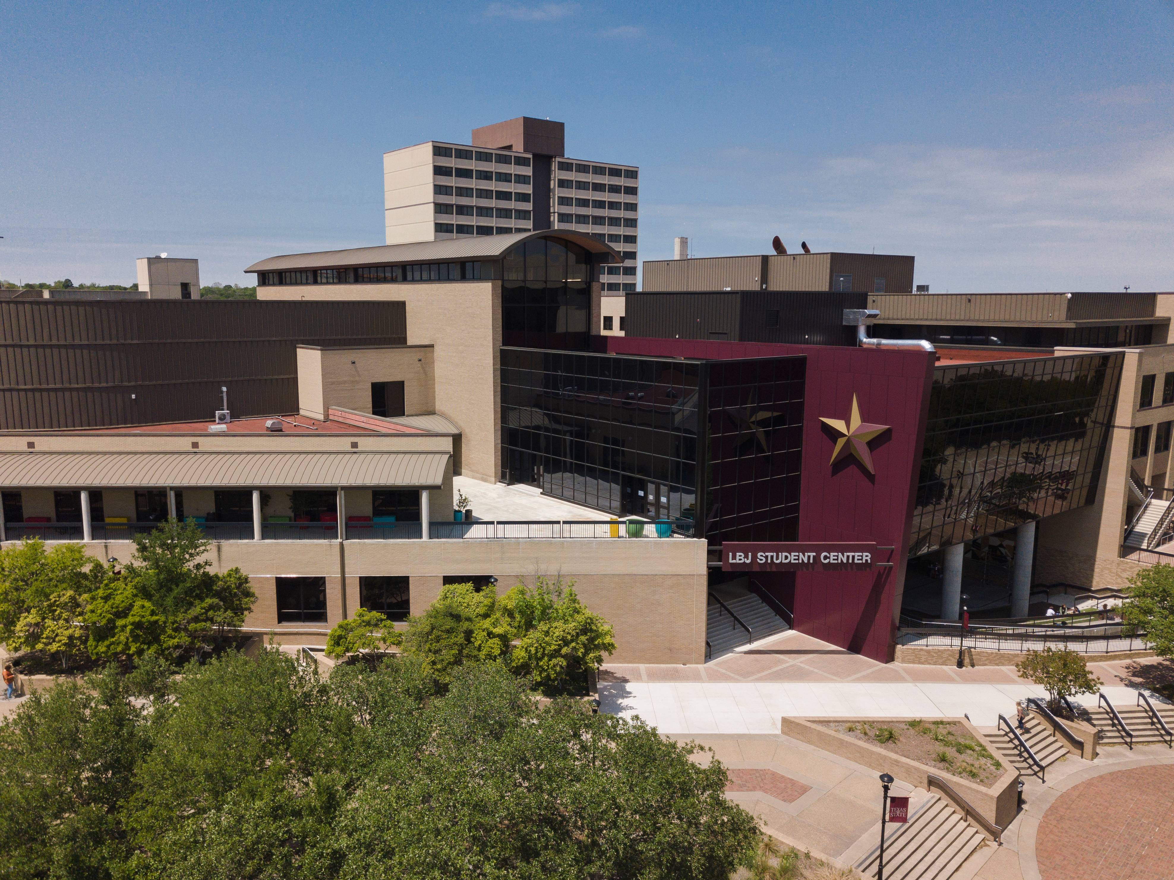 The LBJ Student Center.