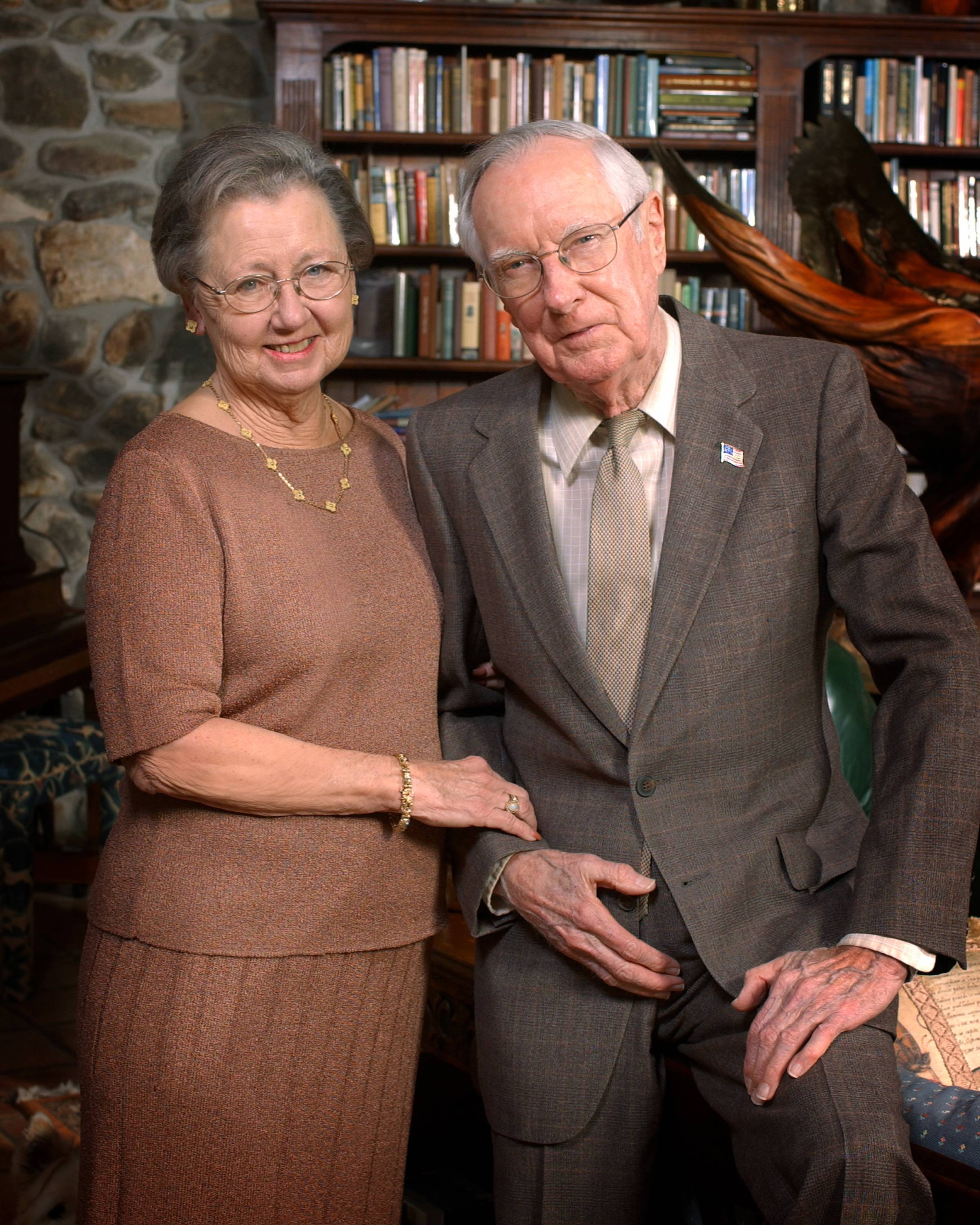 Miriam McCoy with her husband, Emmett.