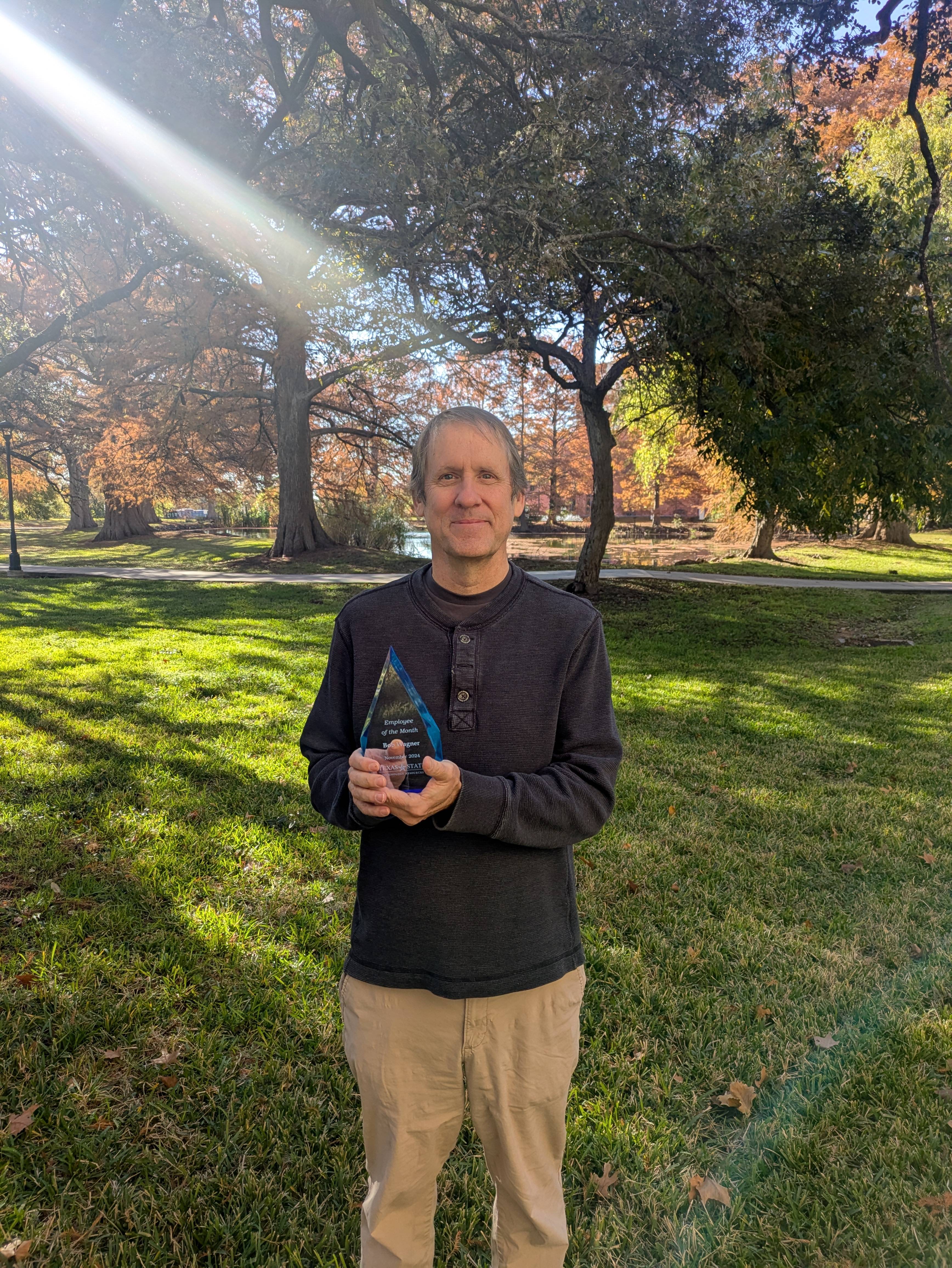 Bob Wagner Award and head shot