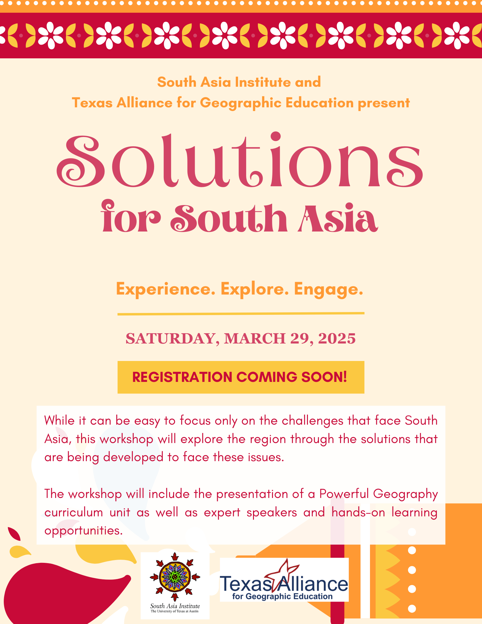 SAI-TAGE Solutions Workshop Flyer