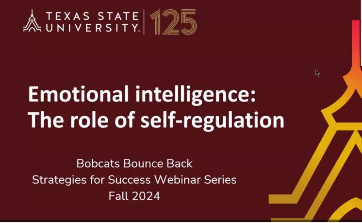 Emotional Intelligence: The Art of Self-Regulation