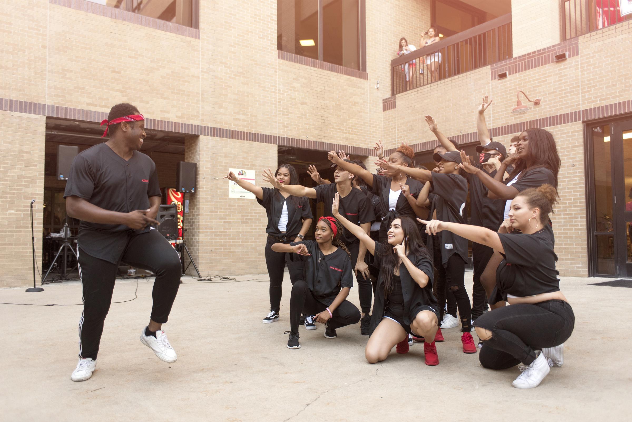 Hip Hop Congress posing for a photo at an event in 2018.