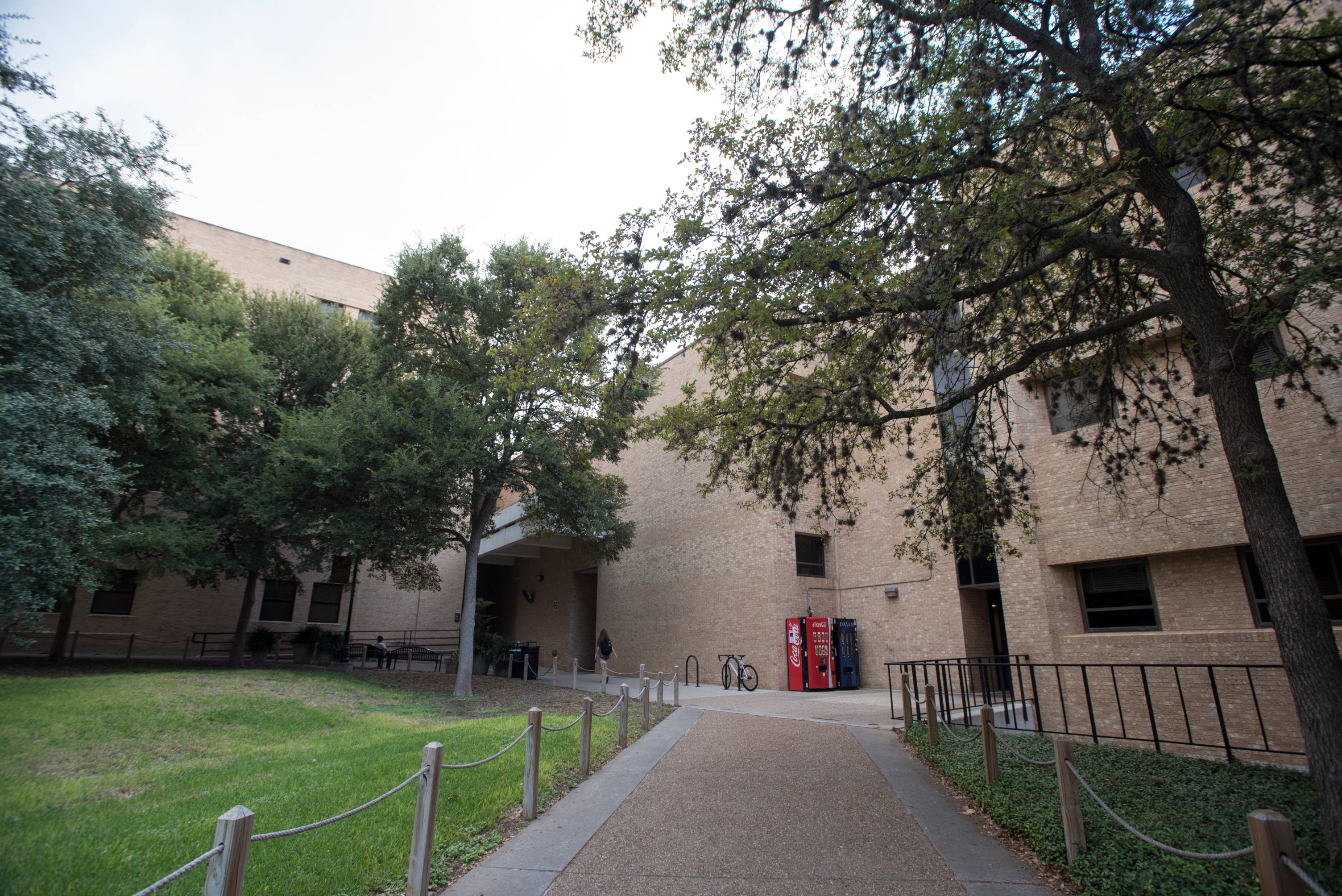 The entrance to Derrick Hall