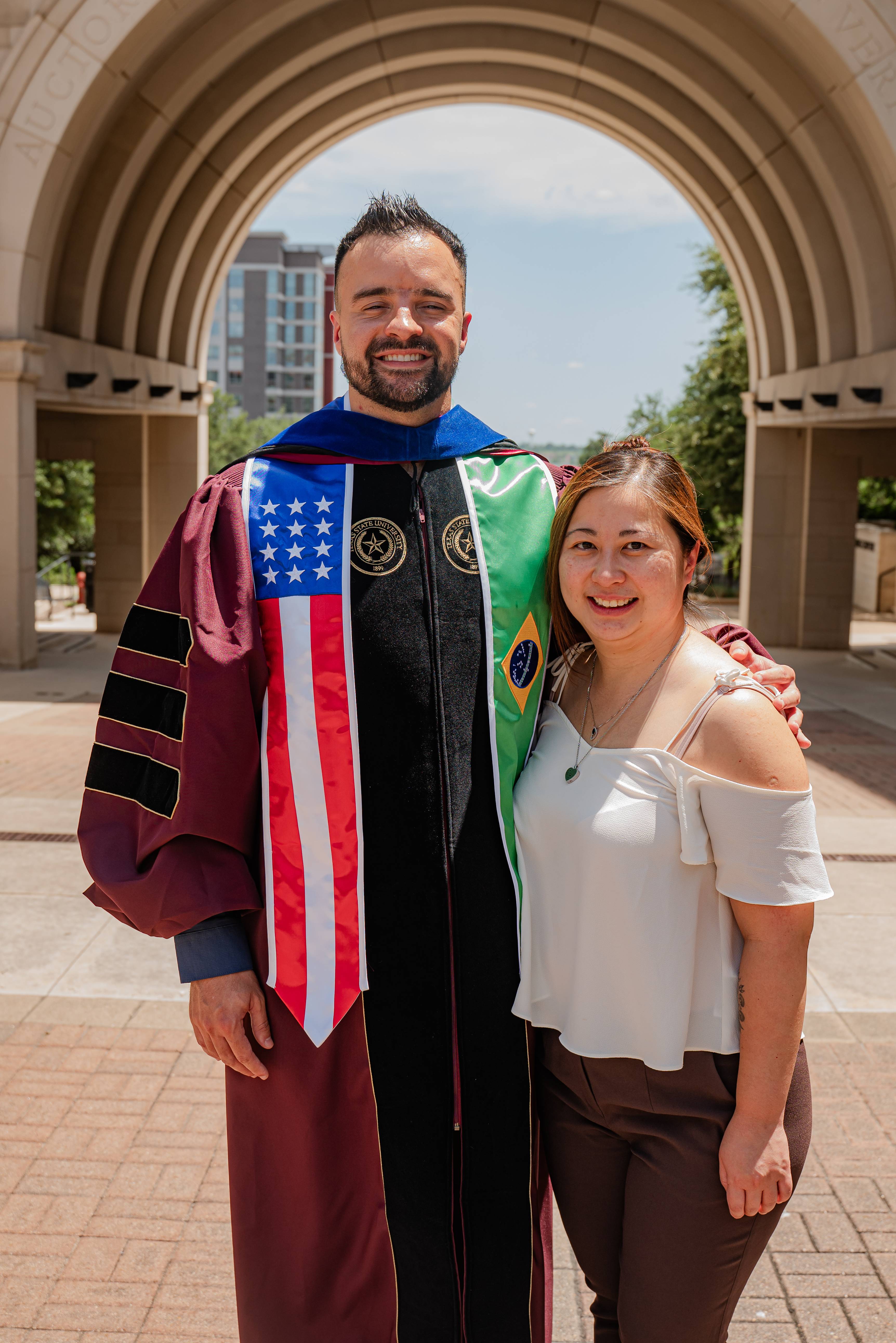 Dr. Vitor Goncalves and April Chai