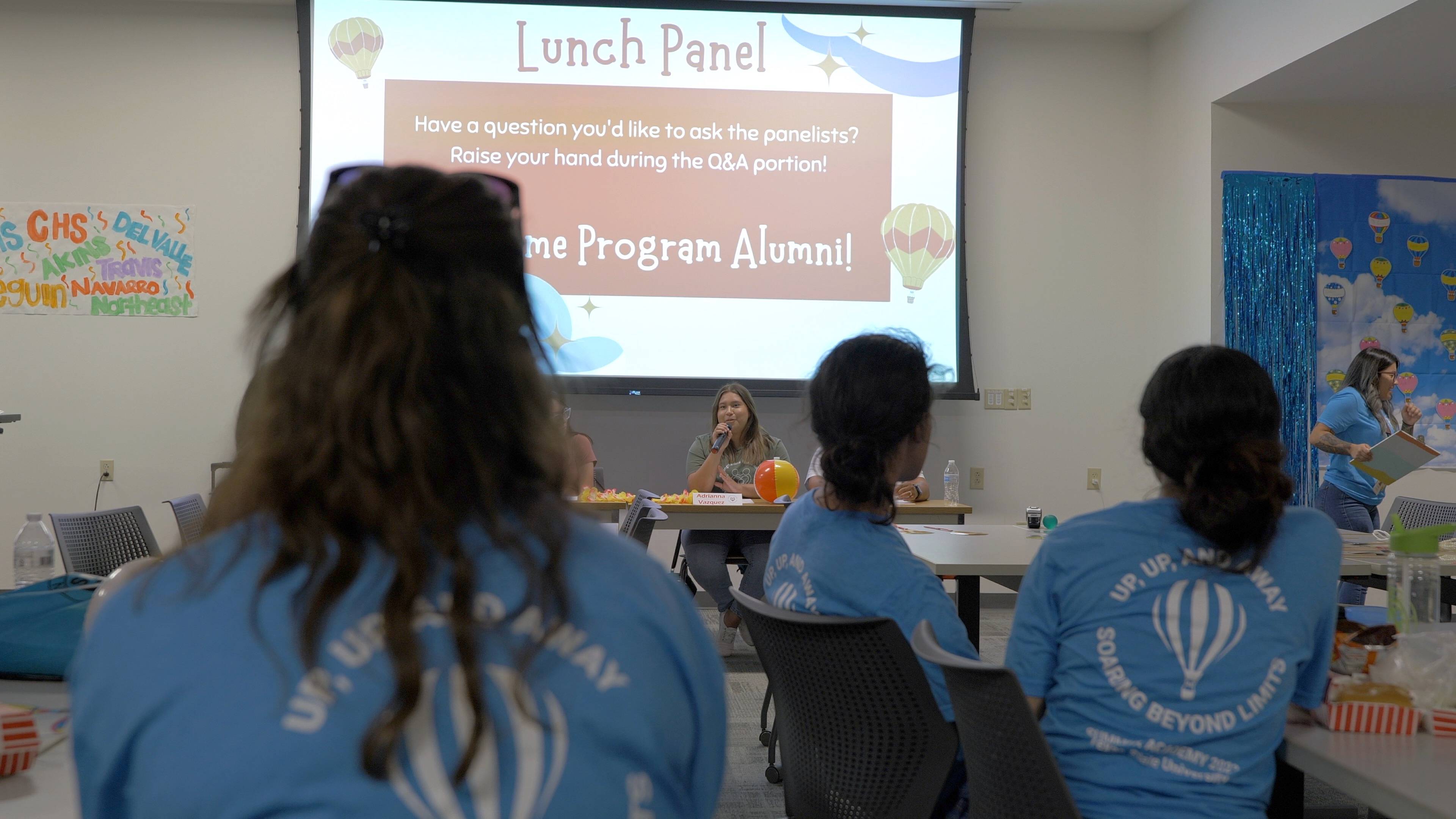 SR/SF participants engaging in lunch panel at Summer Academy