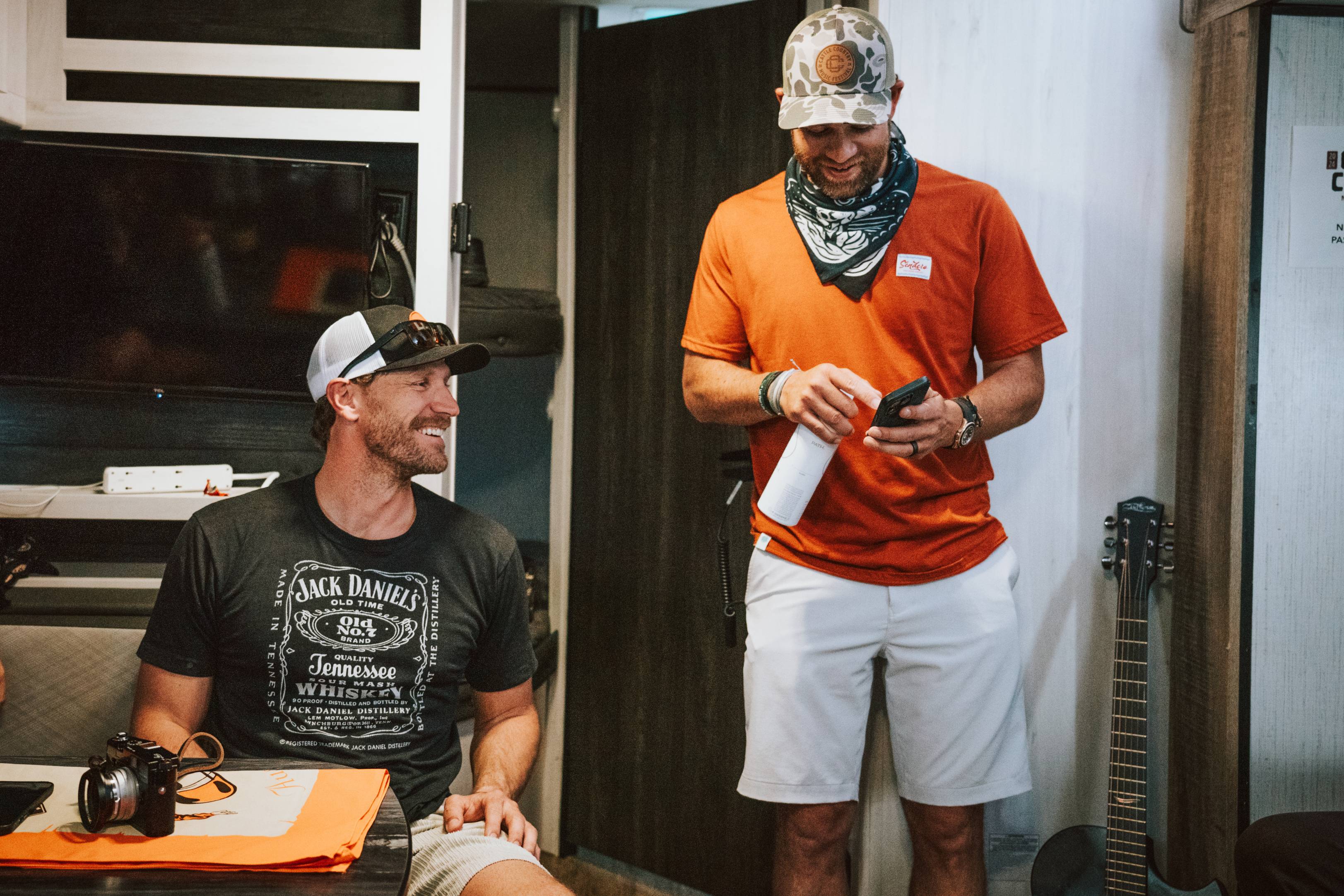 Bruce with client Chase Rice 