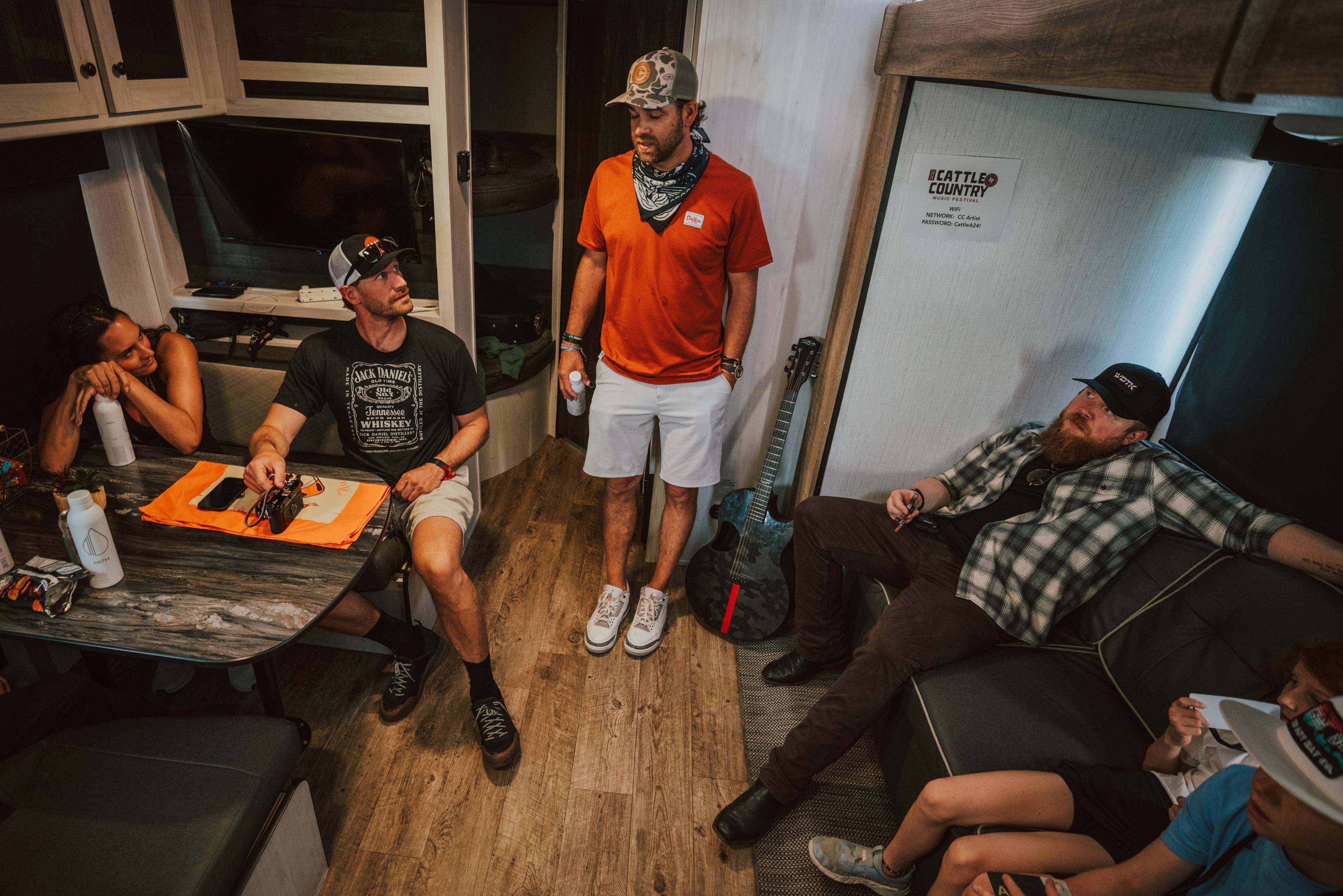 Bruce with client Chase Rice and Tyler Braden 