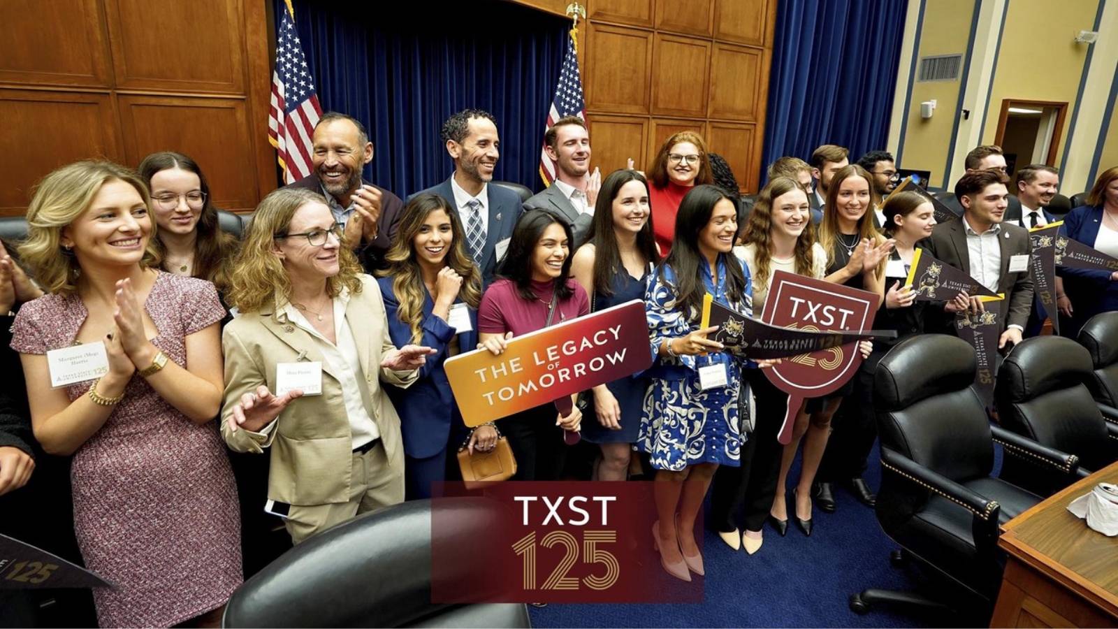 Students in Congress celebrating