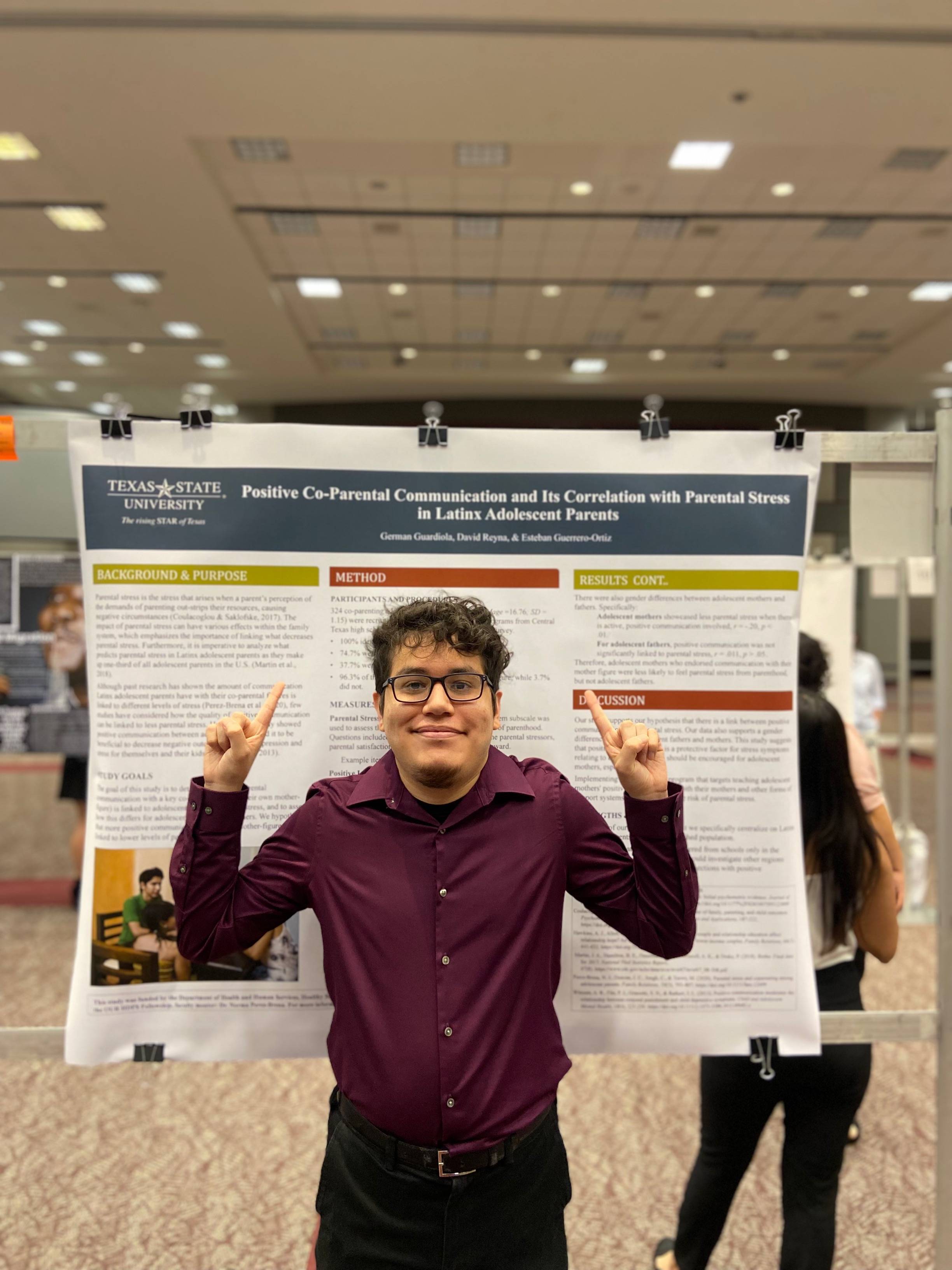 SR/SF research assistant with poster