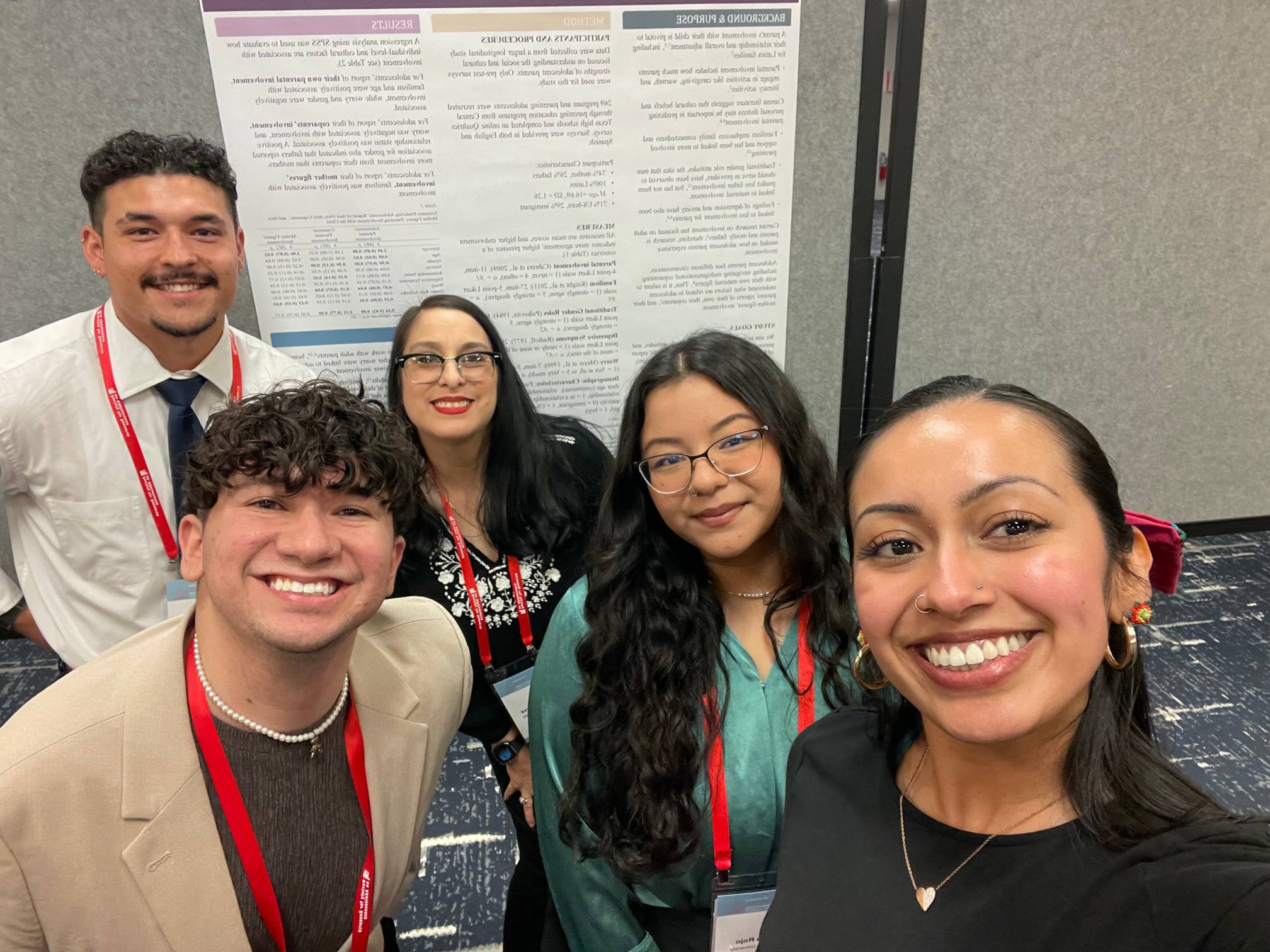 SR/SF Research Assistants with poster