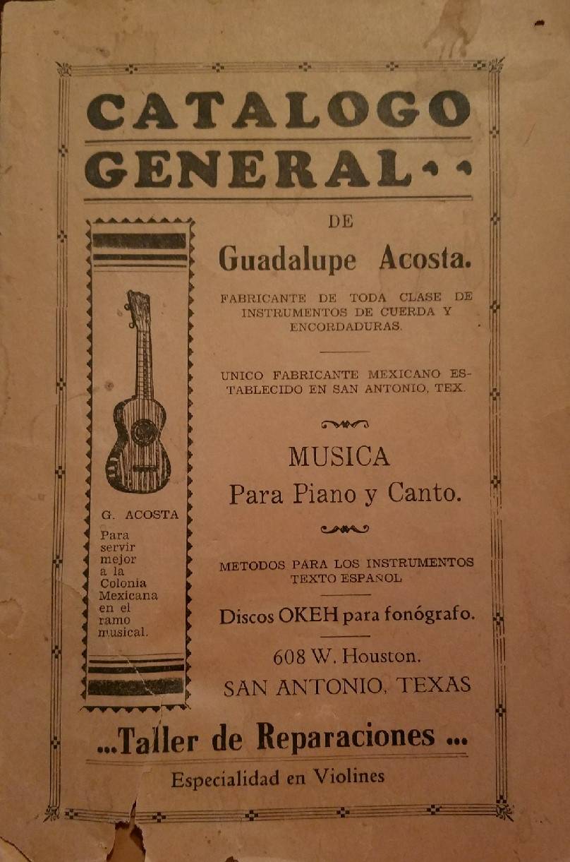 1929 acosta catalog