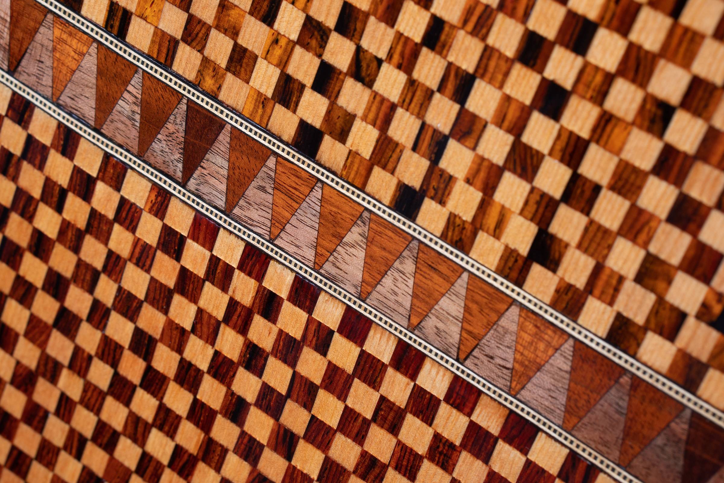 checker guitar detail