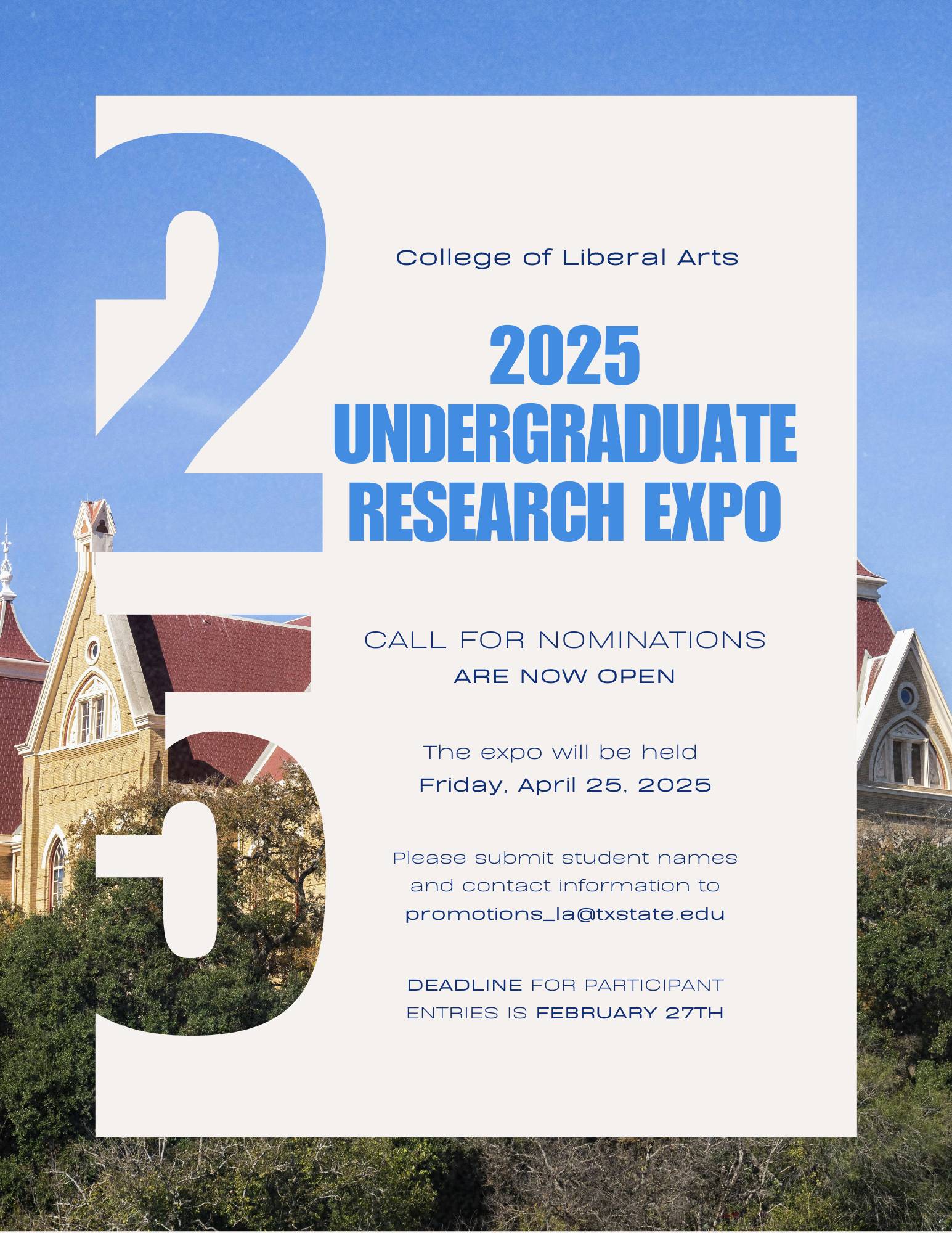 poster for the undergraduate research expo