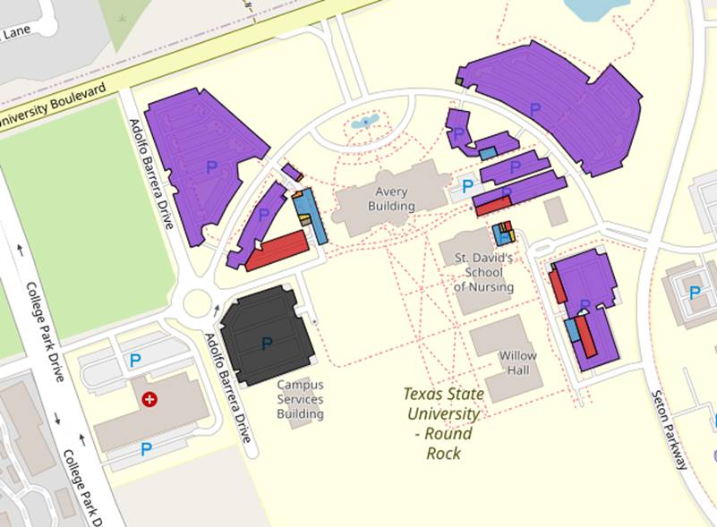 TXST RRC Parking Map