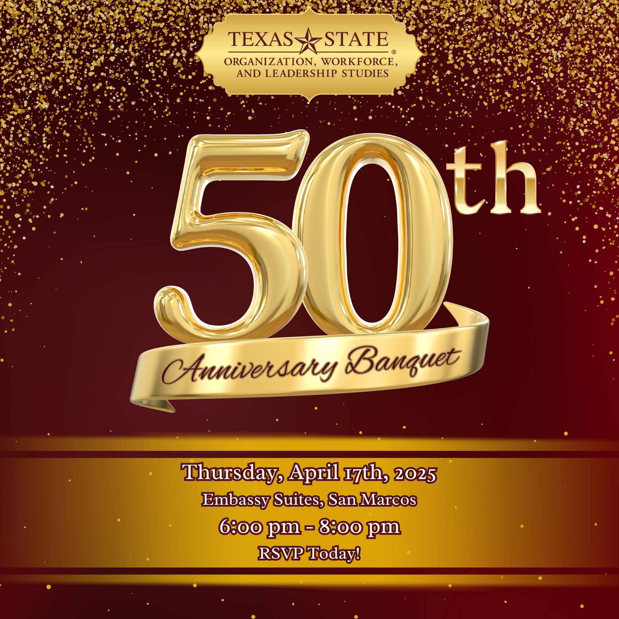 anniversary banquet flyer 