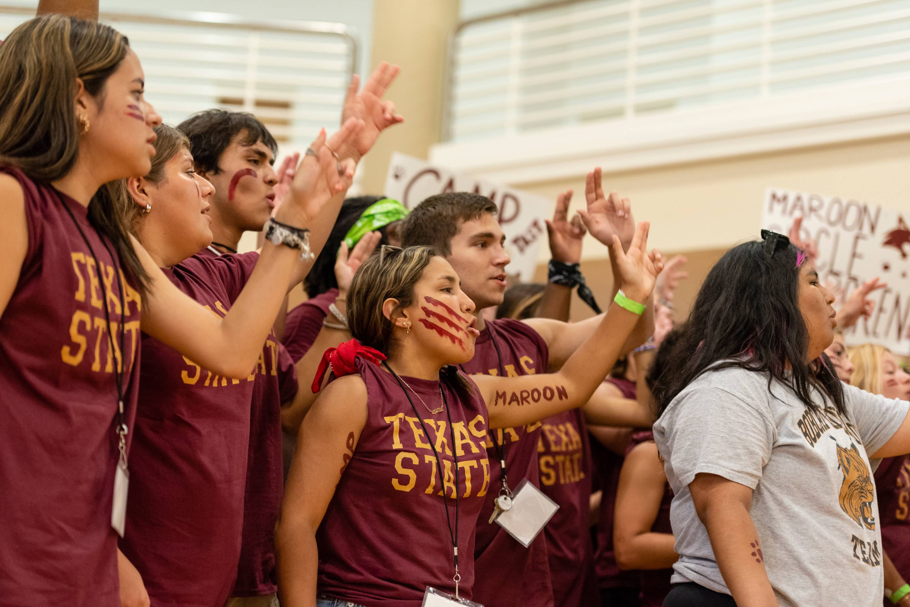 Students on campus