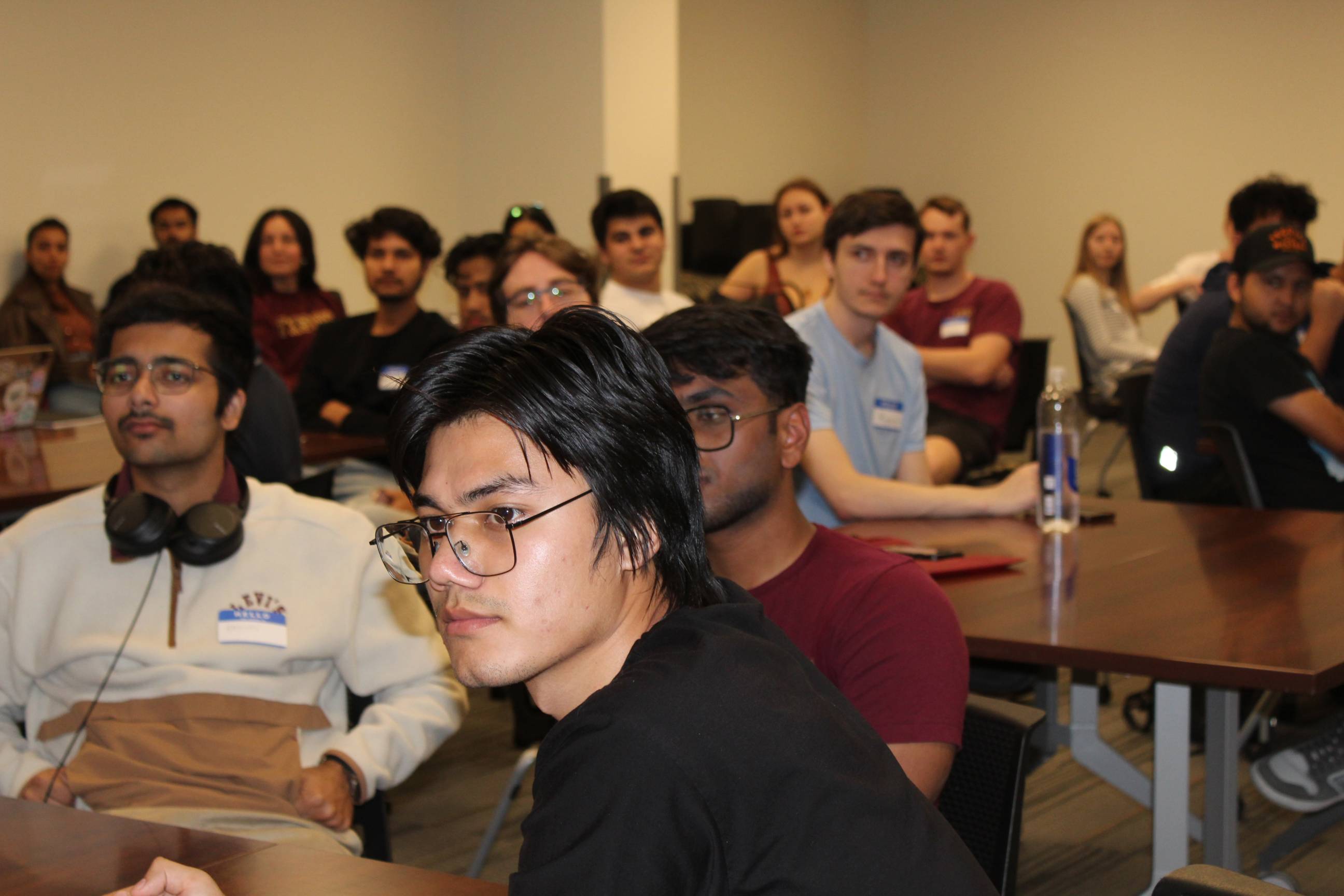 students listening to keynote