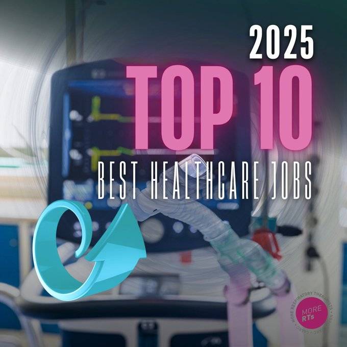 2025 top 10 for healthcare careers image