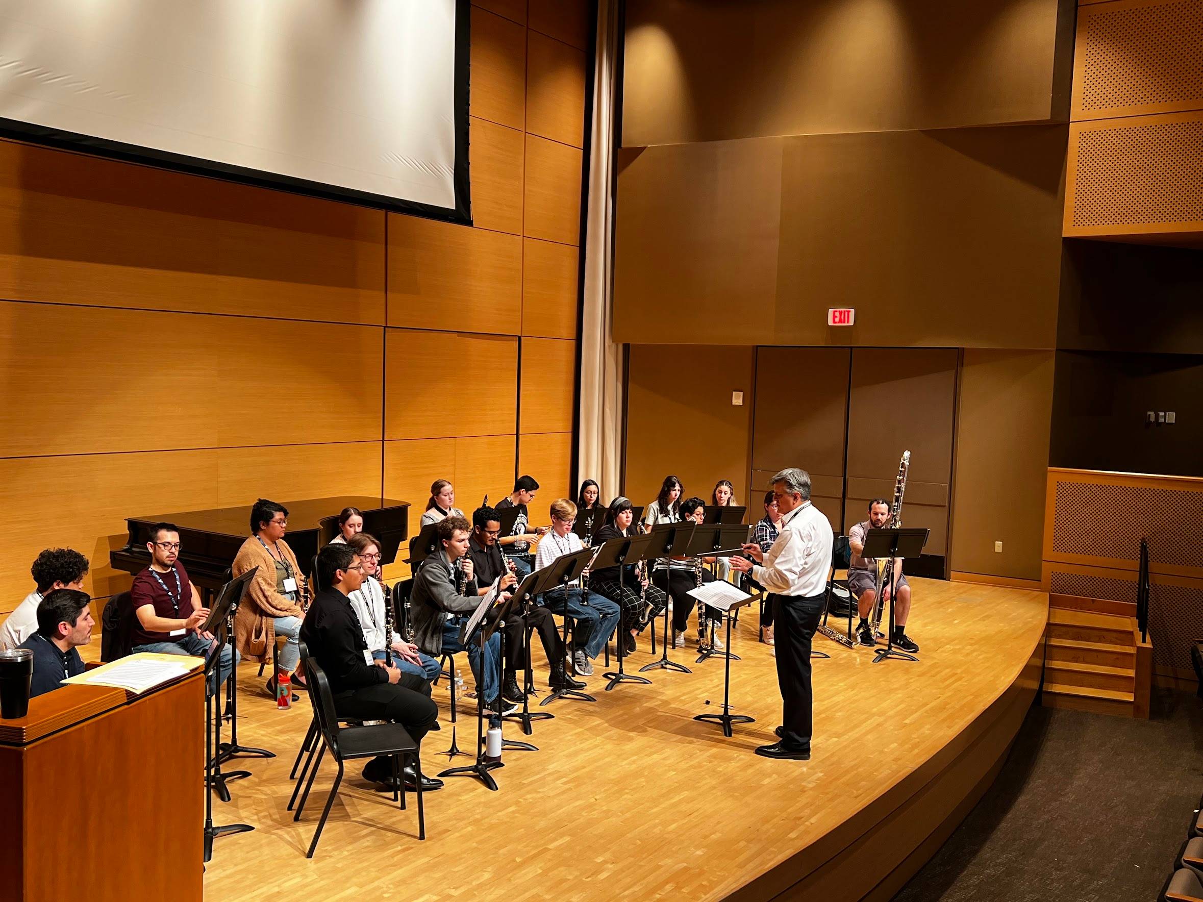 Clarinet Choir Rehearsal