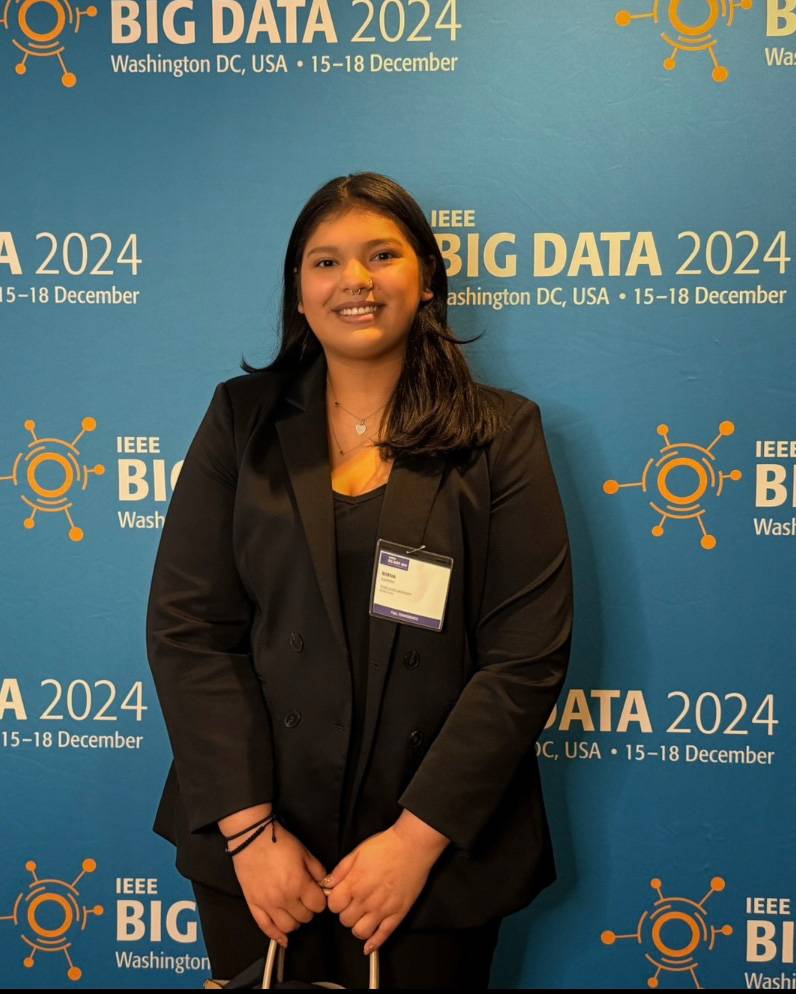 Mirna Elizondo poses for a photo at the 2024 IEEE International Conference on Big Data.