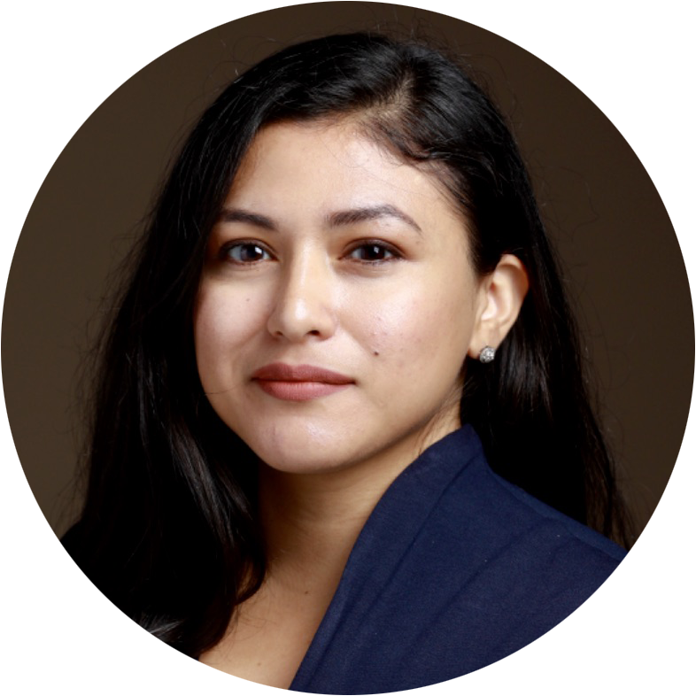 Headshot of a Latina woman with long, dark hair.