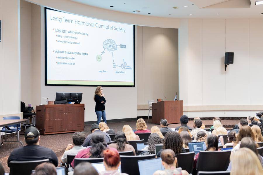 TXST faculty teaching class