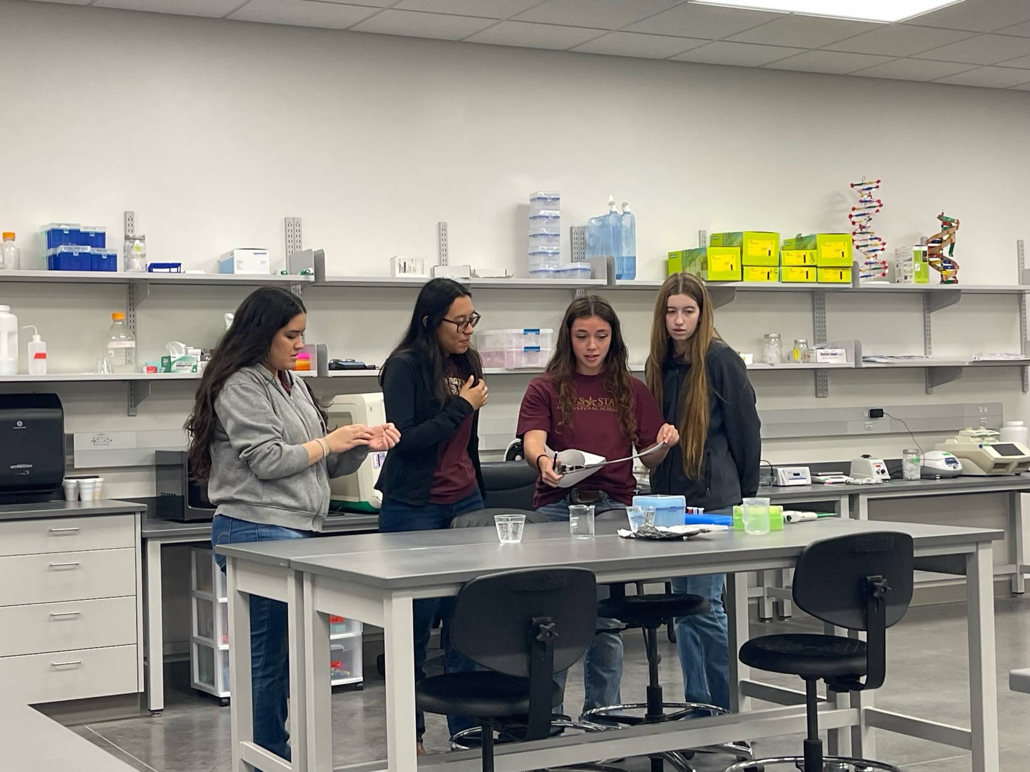 Ag majors competing in this year’s American Society of Animal Science (ASAS) Academic Quadrathlon.