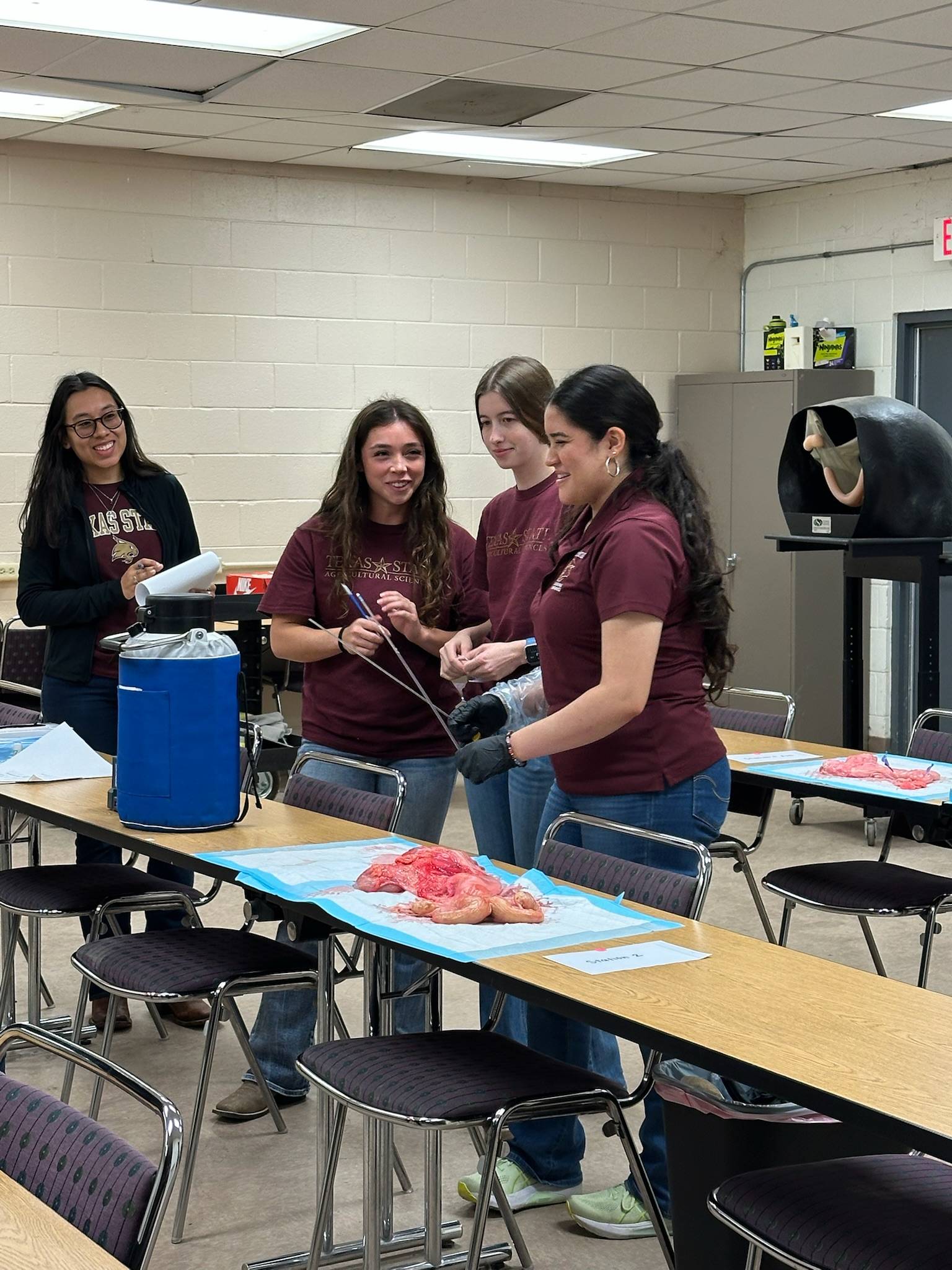 Ag majors competing in this year’s American Society of Animal Science (ASAS) Academic Quadrathlon.