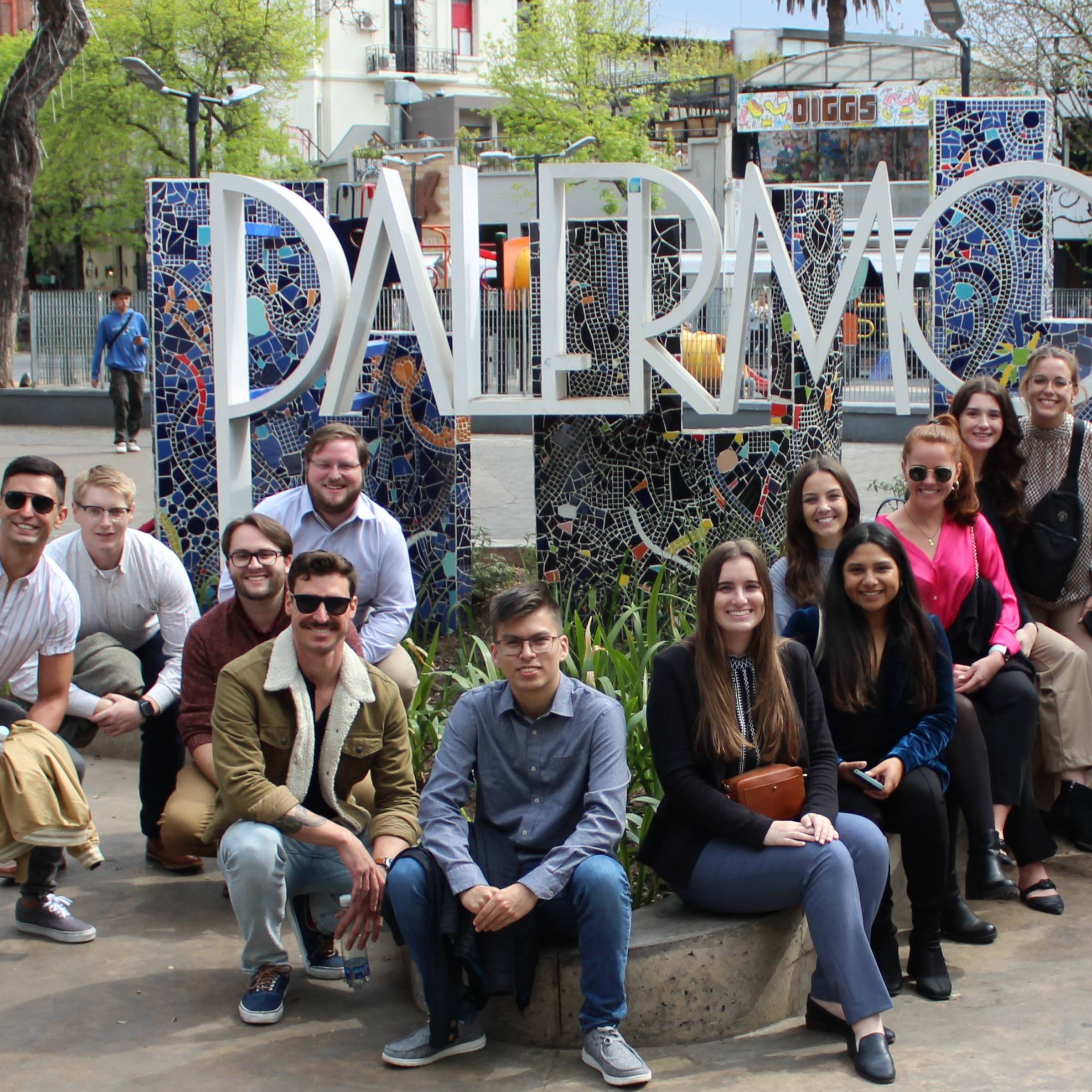 Students and faculty in Peru