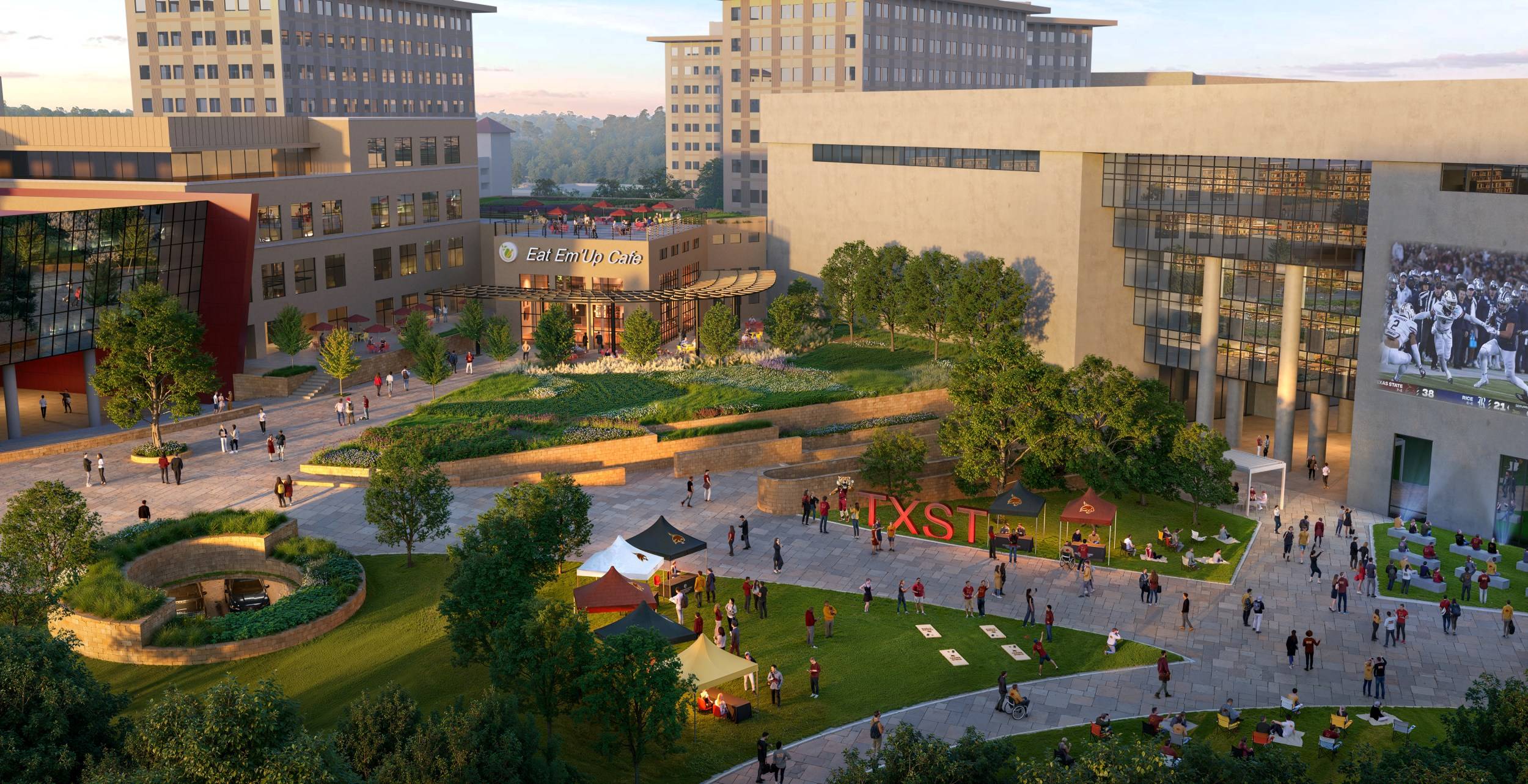 San Marcos Campus, LBJ Plaza