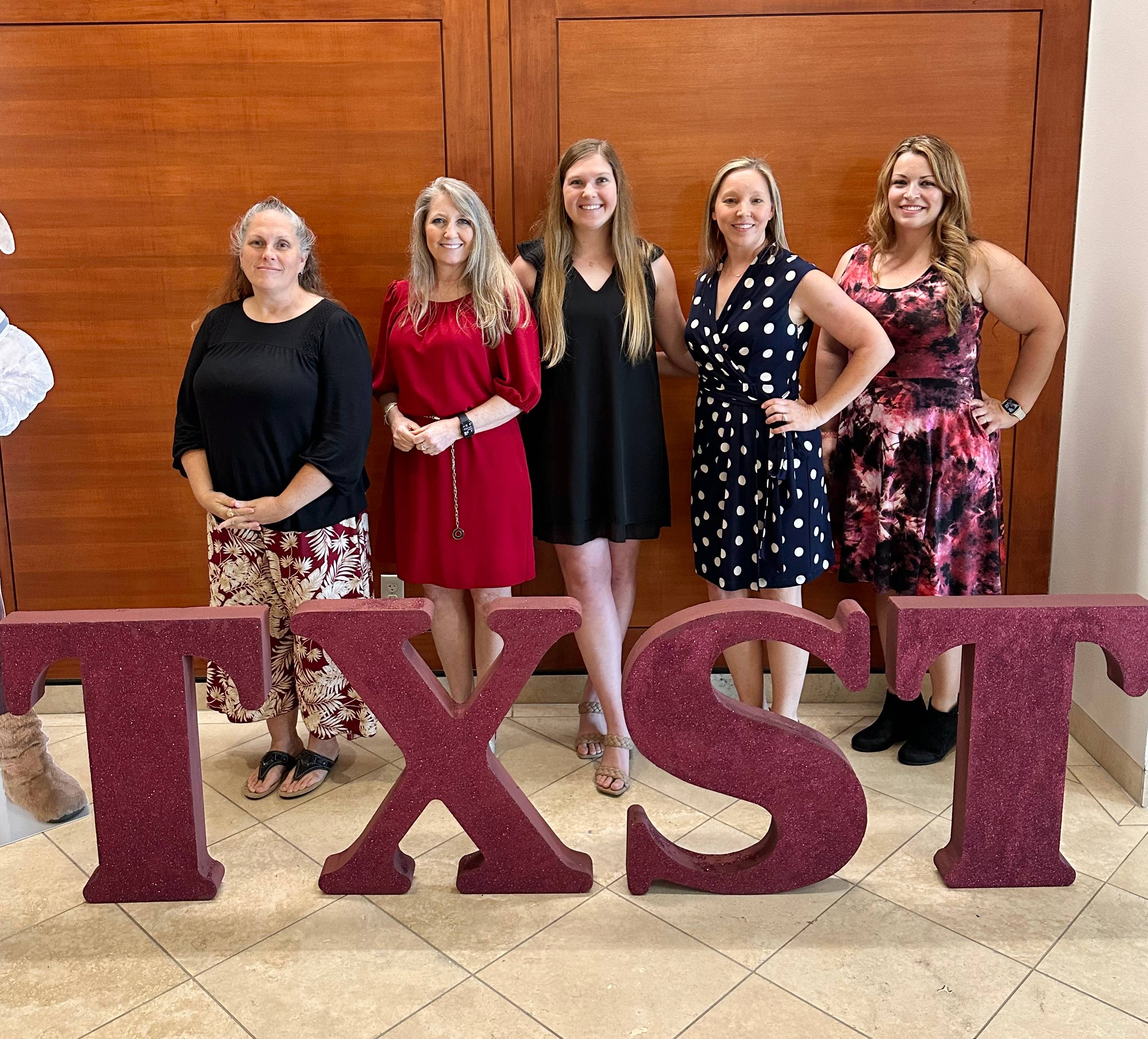 Faculty at the pinning ceremony