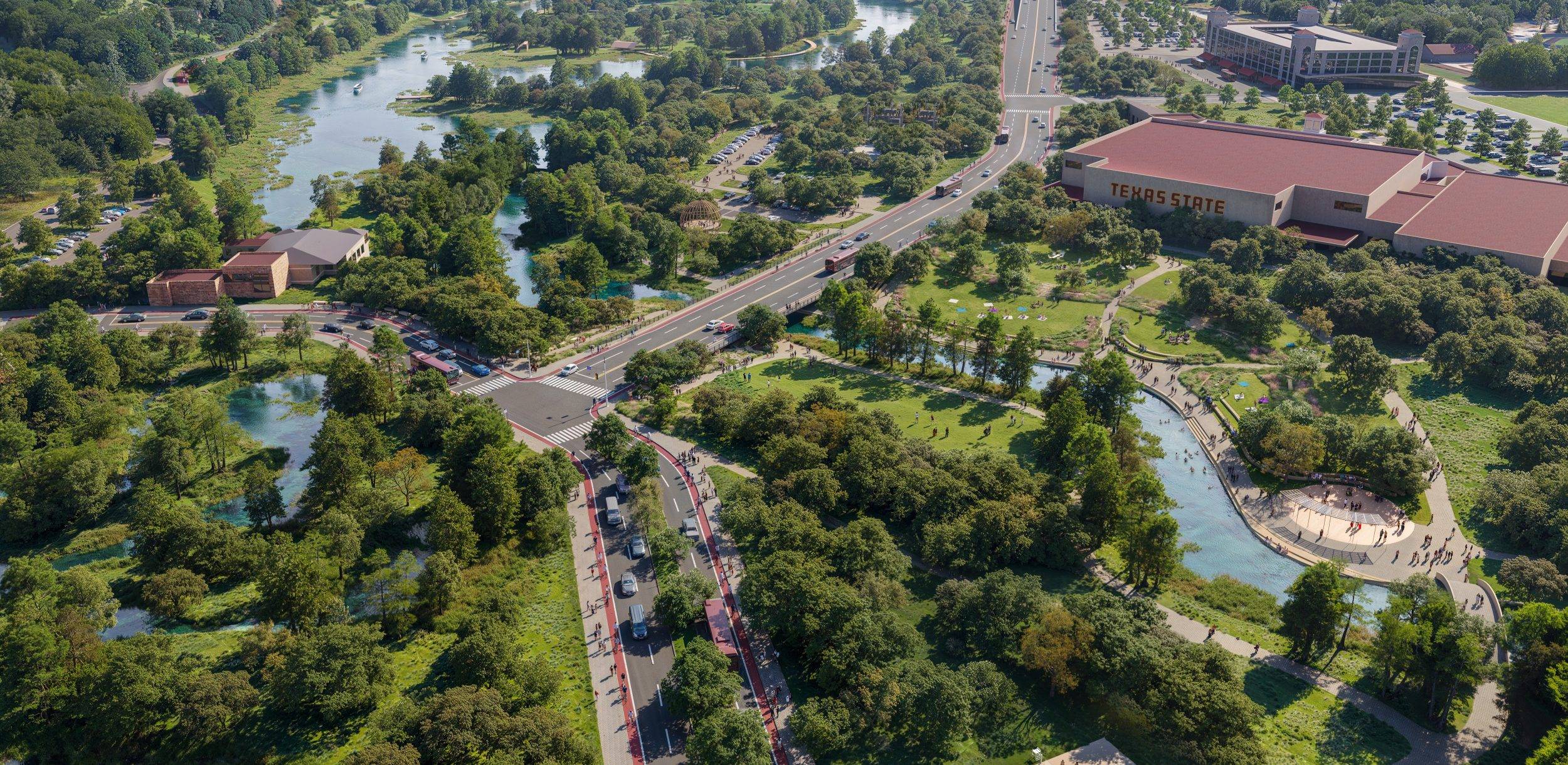 San Marcos, Aquarena Gateway