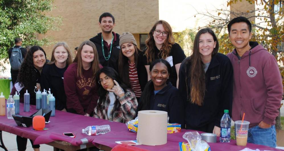 Students at Cancer Awareness Day
