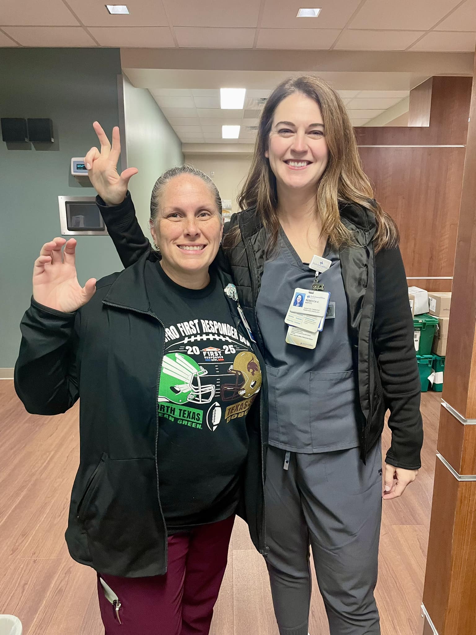 Jessica in the clinic