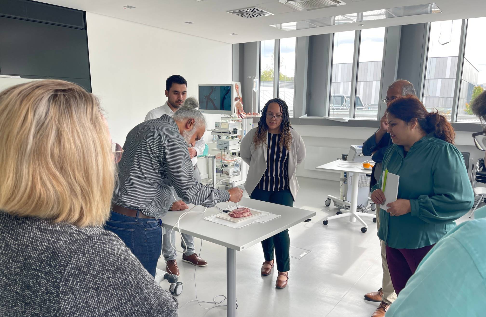 Group in a lab