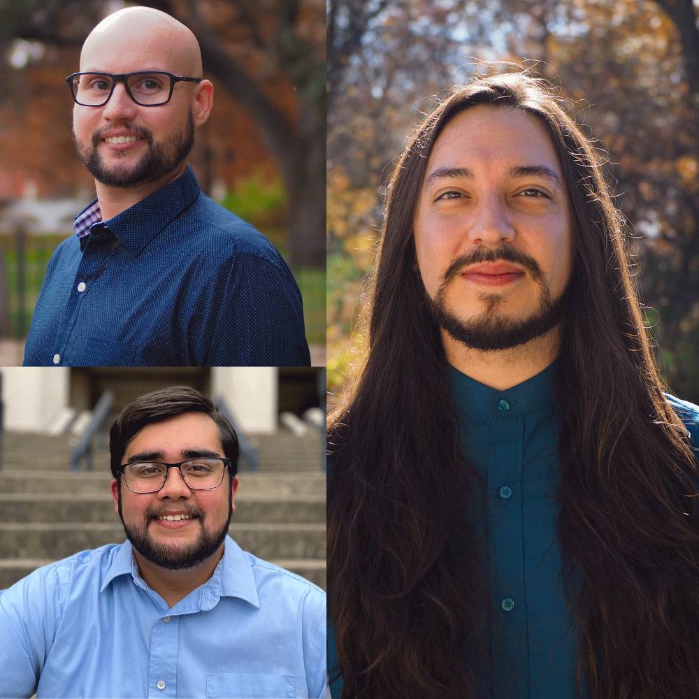 Photo of Andrew Adams, Tighearnan Juarez Murphy, and Chad G Ramos
