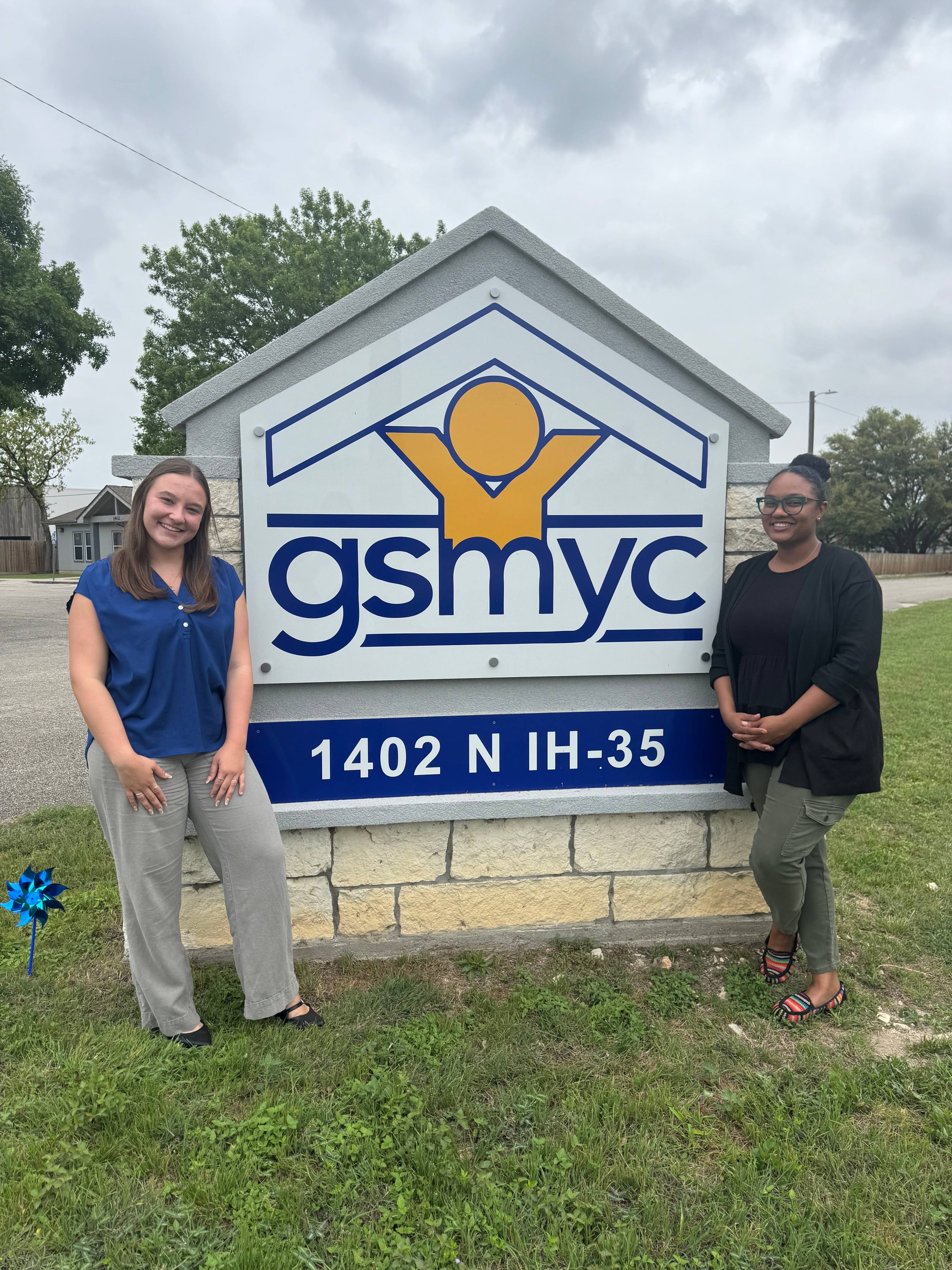 Intern and Site Supervisor posing for photo