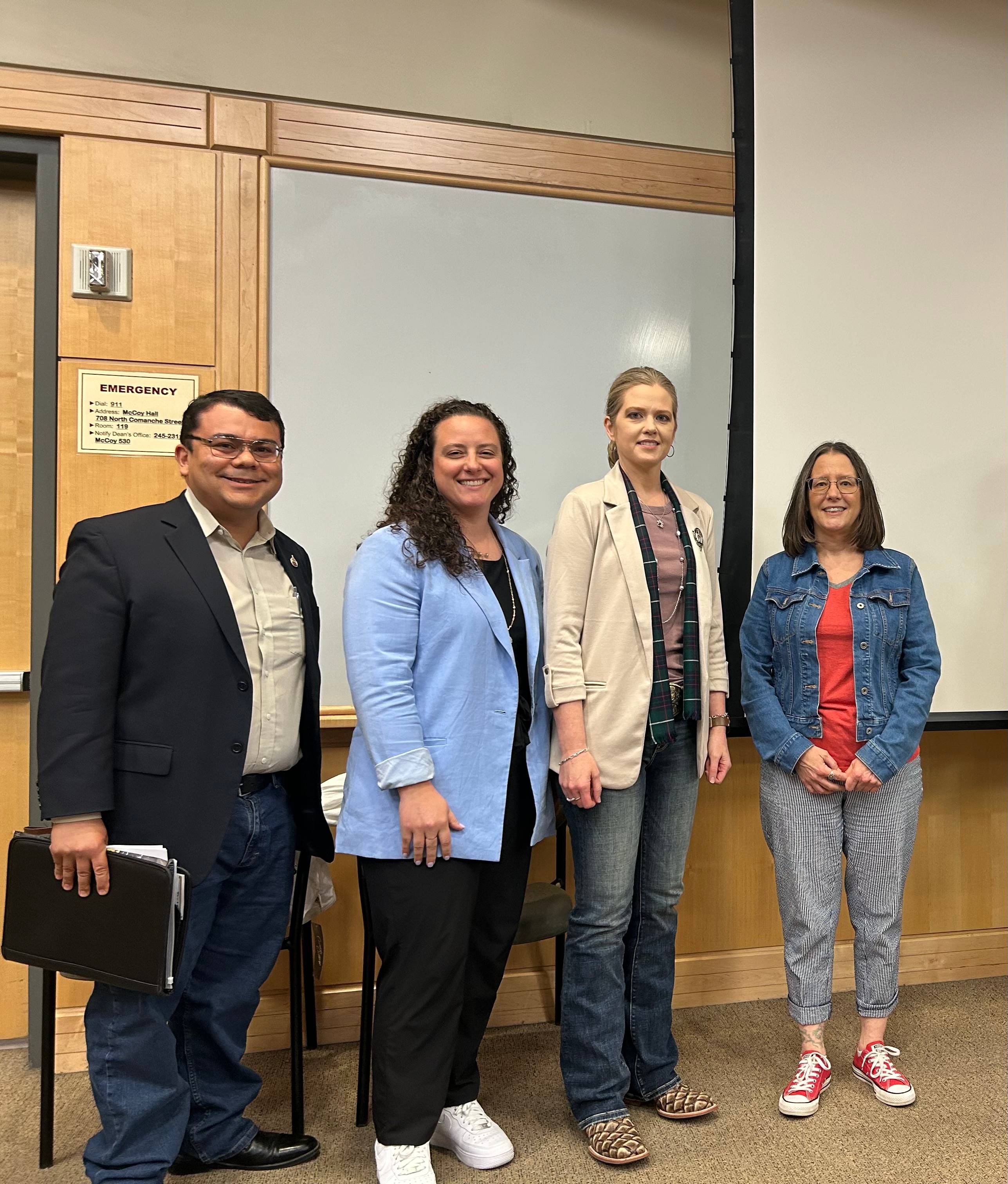 Bobcat Innovation Challenge group with judges