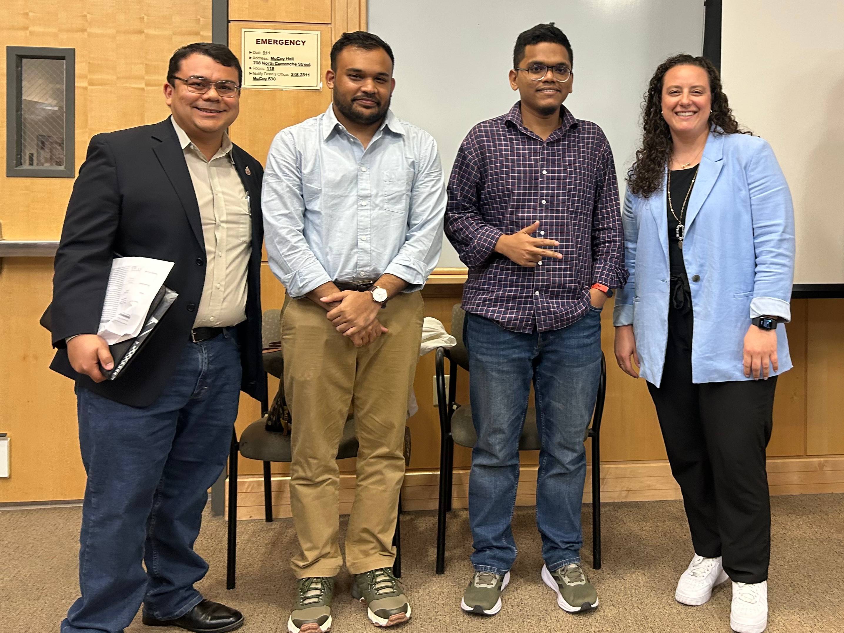 Bobcat Innovation Challenge group with judges