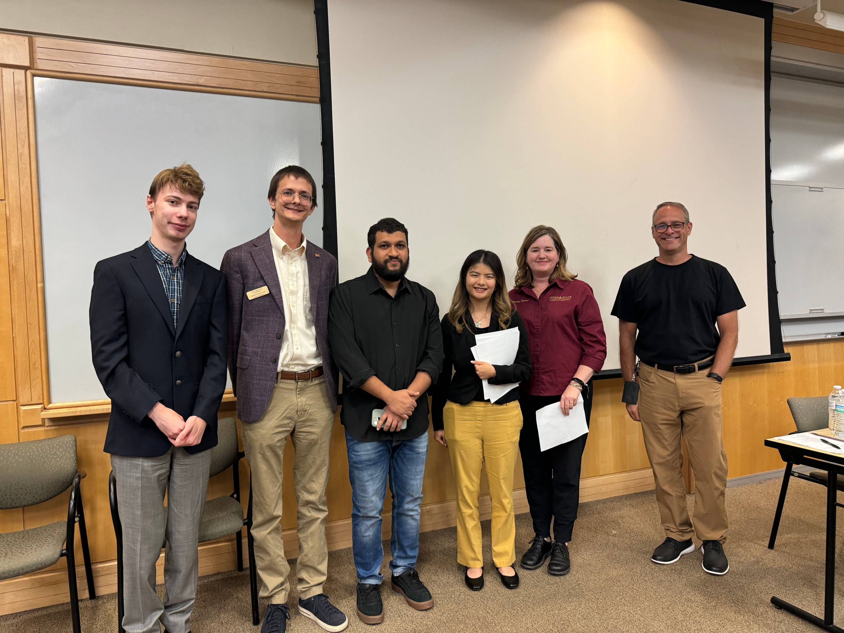 Bobcat Innovation Challenge group with judges