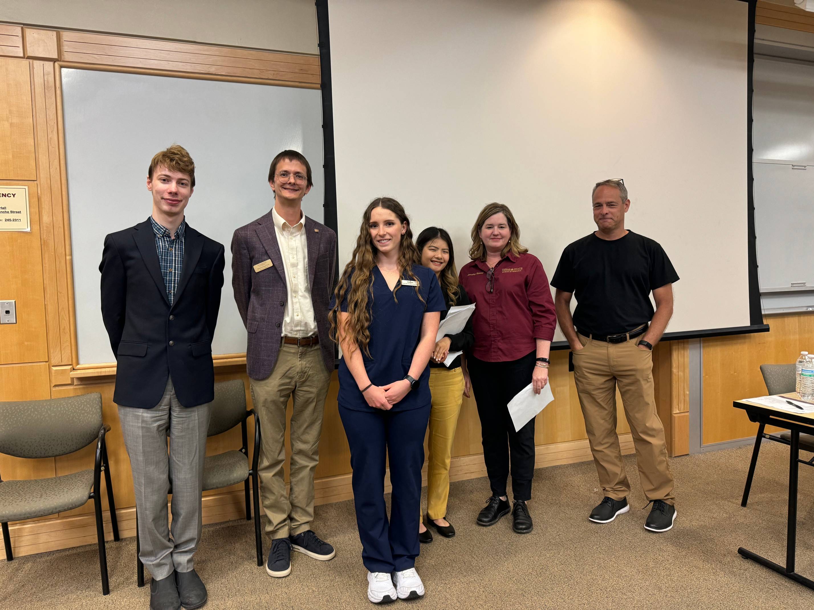 Bobcat Innovation Challenge group with judges