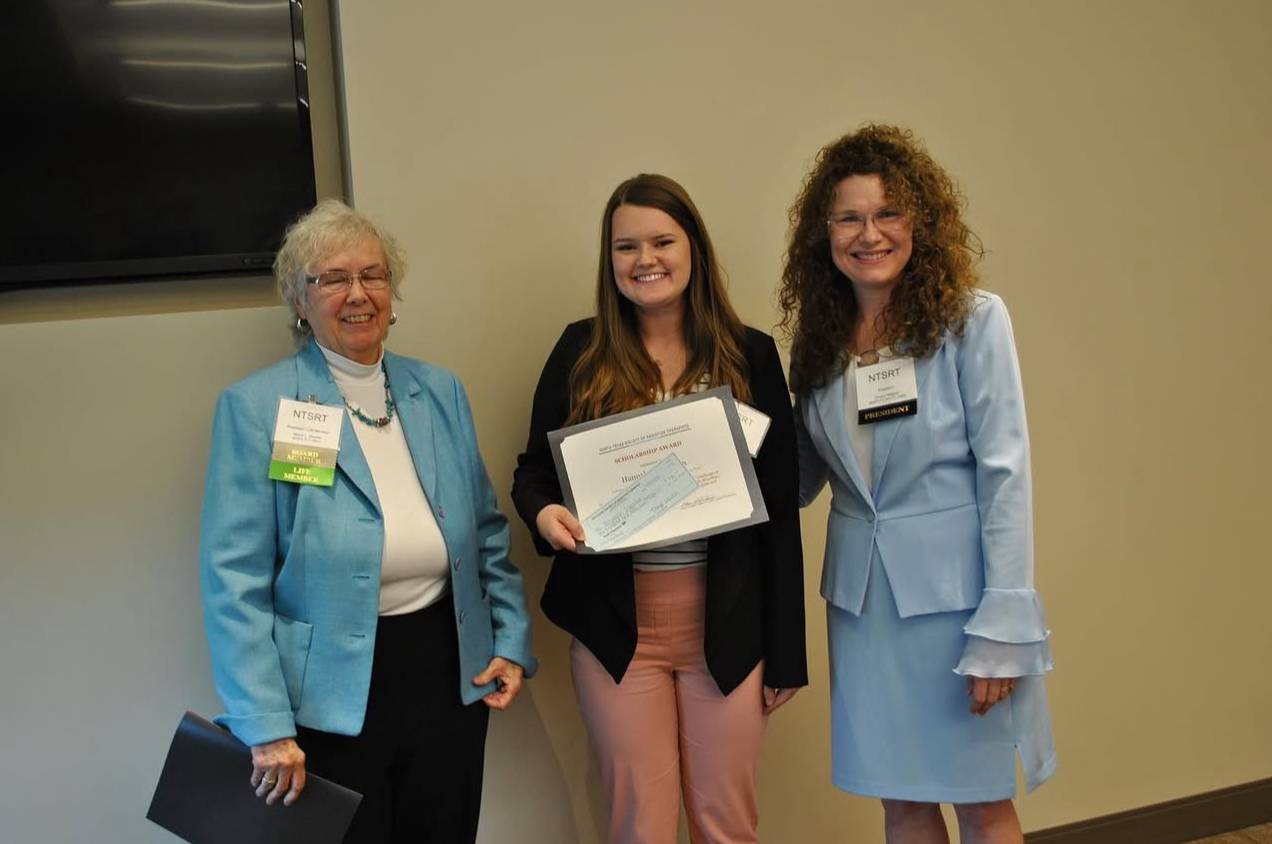 Students presenting their research at the NTSRT Spring Symposium
