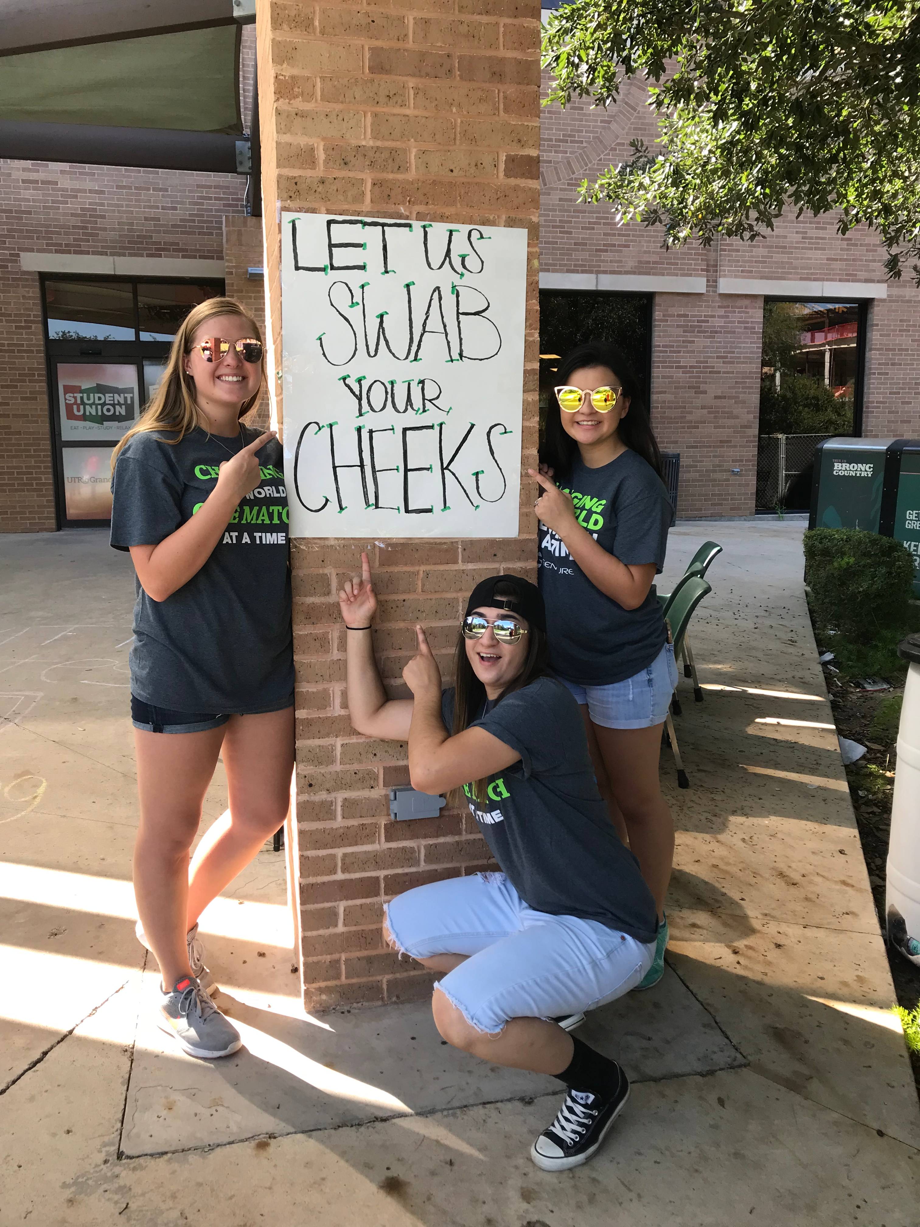 Be the Match drive at UTRGV 2018