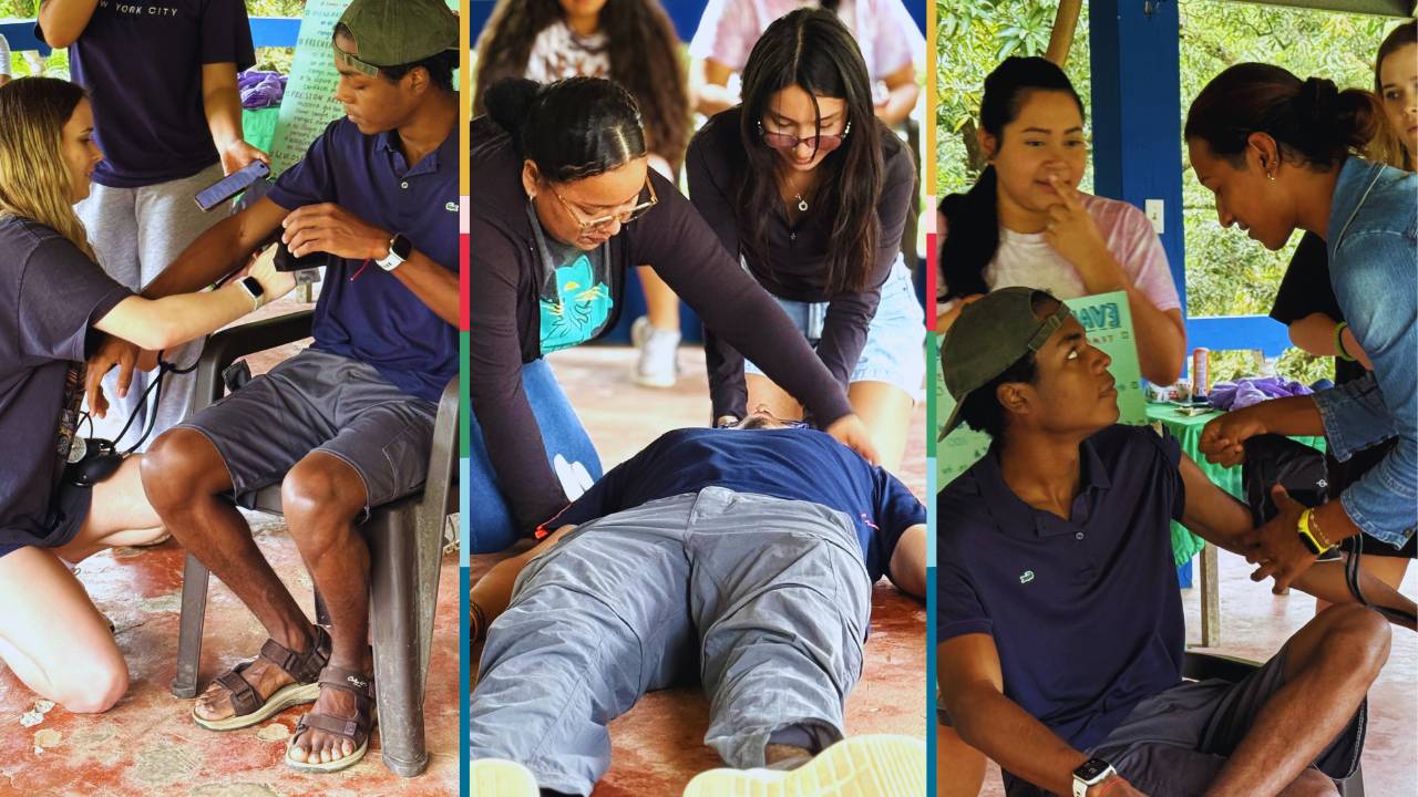 chp study abroad panama medical activities with students and patients