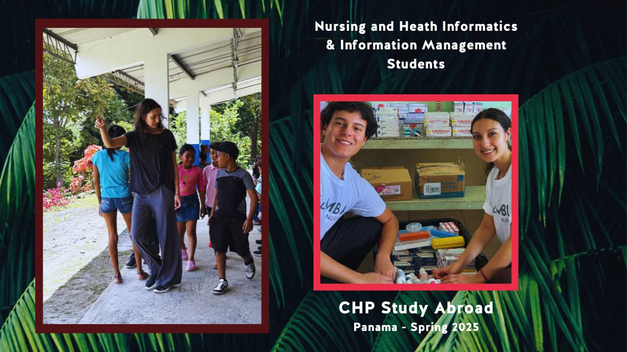 chp study abroad panama smiling shots of students and children