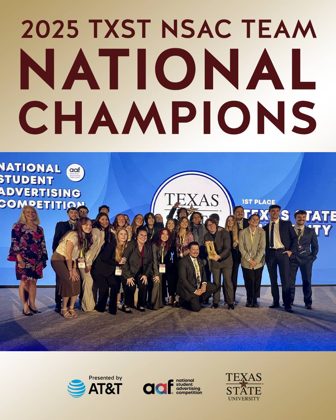 NSAC AAF Champions - Group Photo