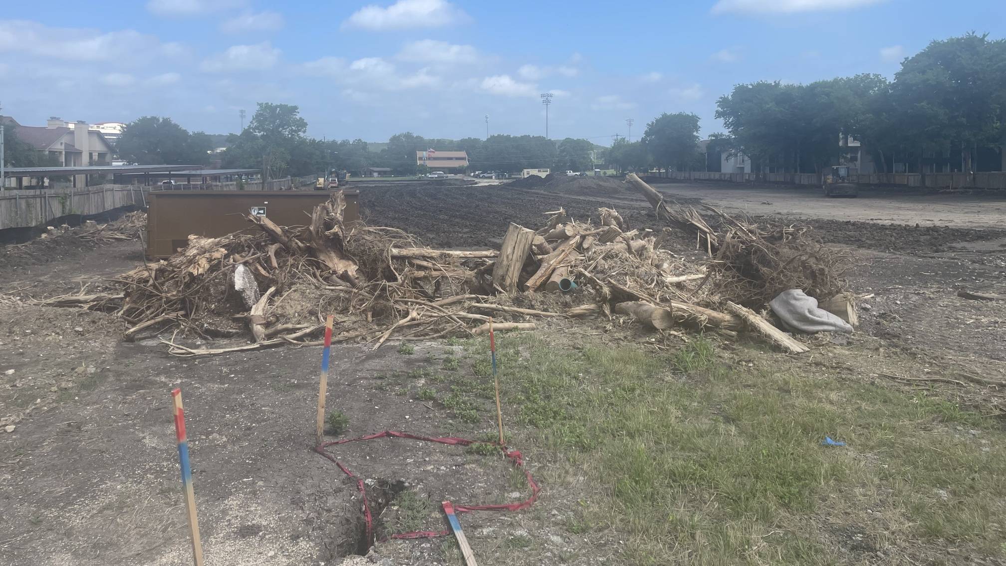 Thorpe Lane, clearing brush