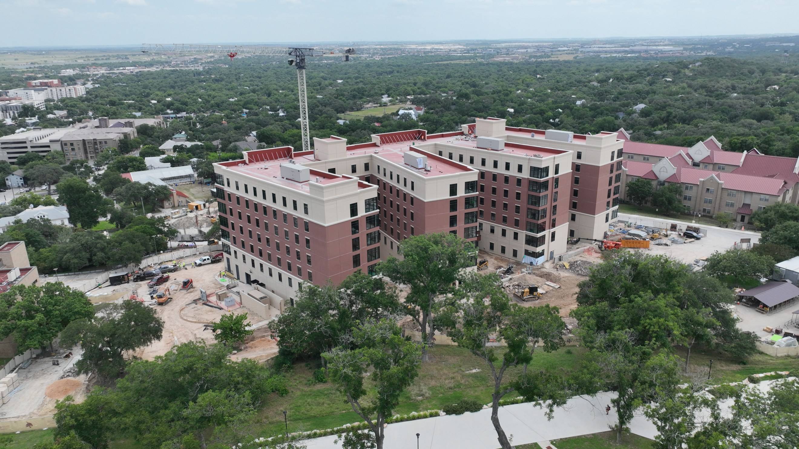 Richard A. Castro Hall aerial view as of June 2025