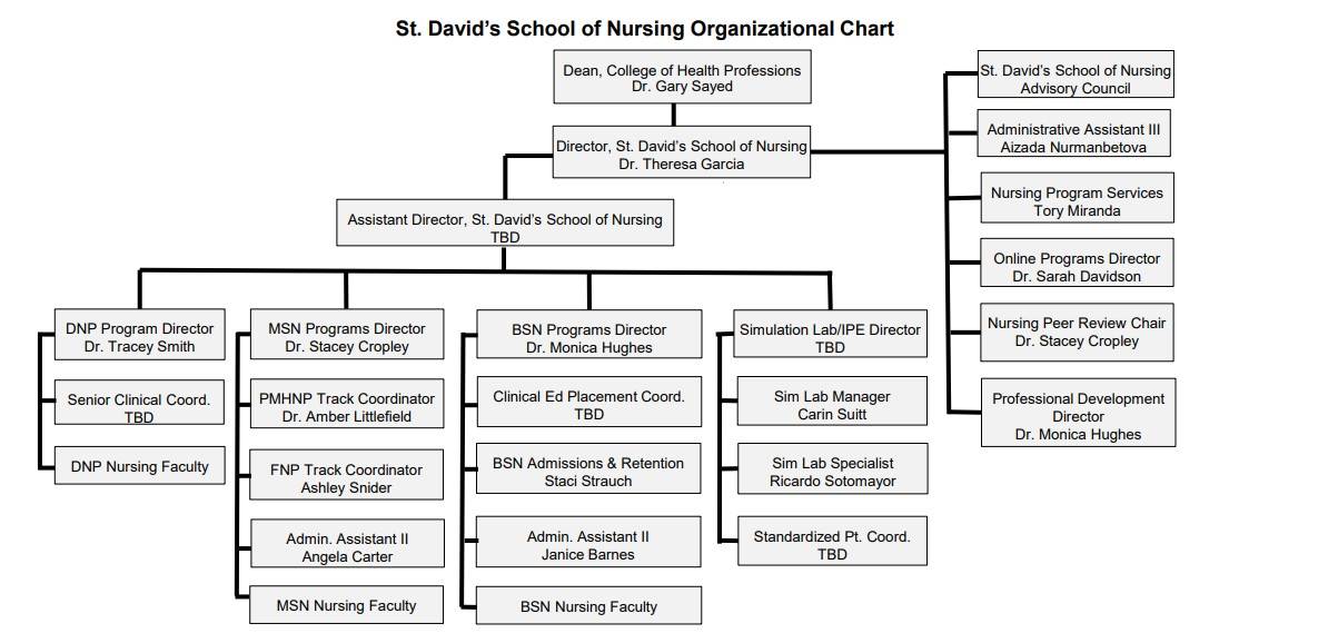 SON Organizational Chart